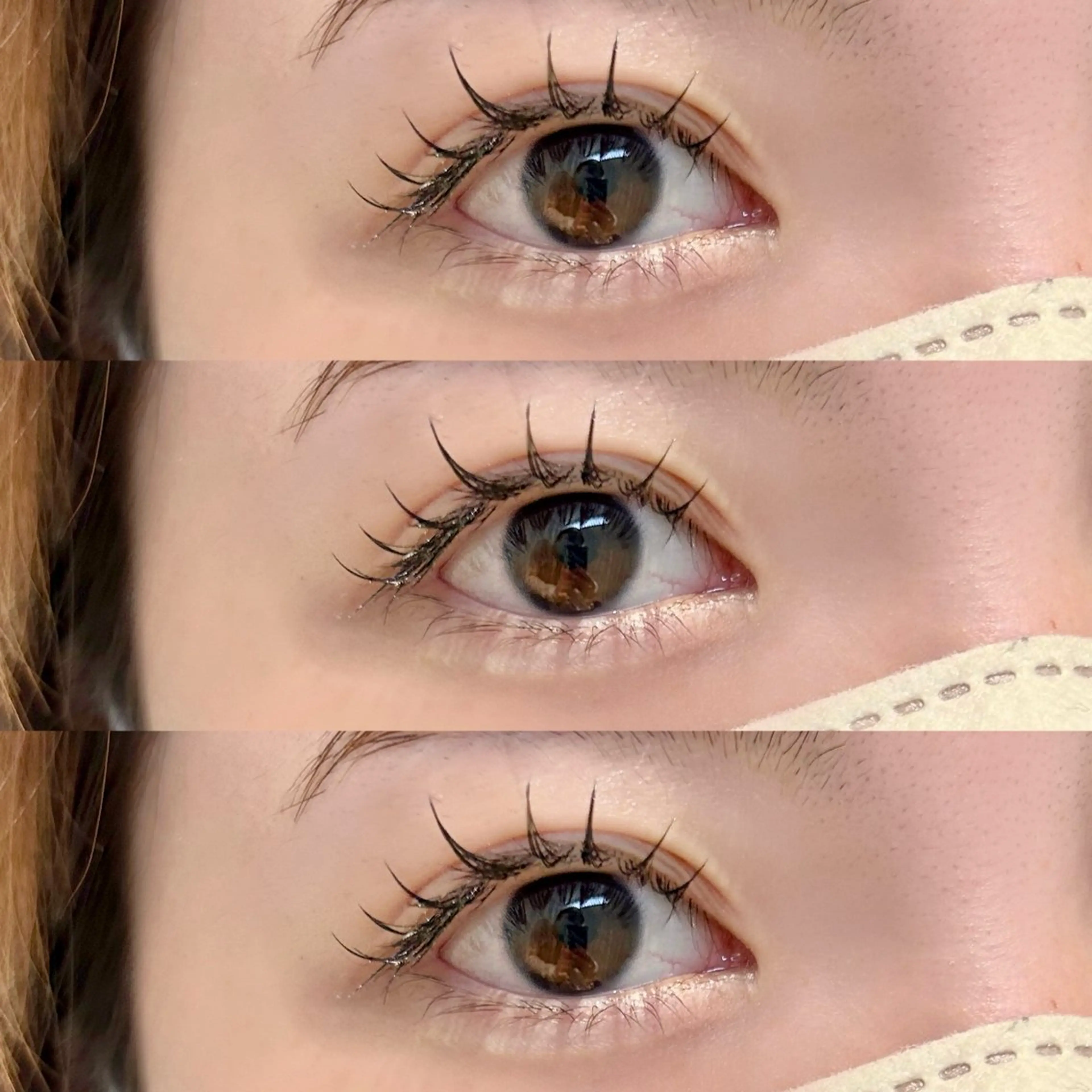 【マツエク】フラットラッシュ100本✨カラーエクステ変更可能です◎(＋1000円)の写真