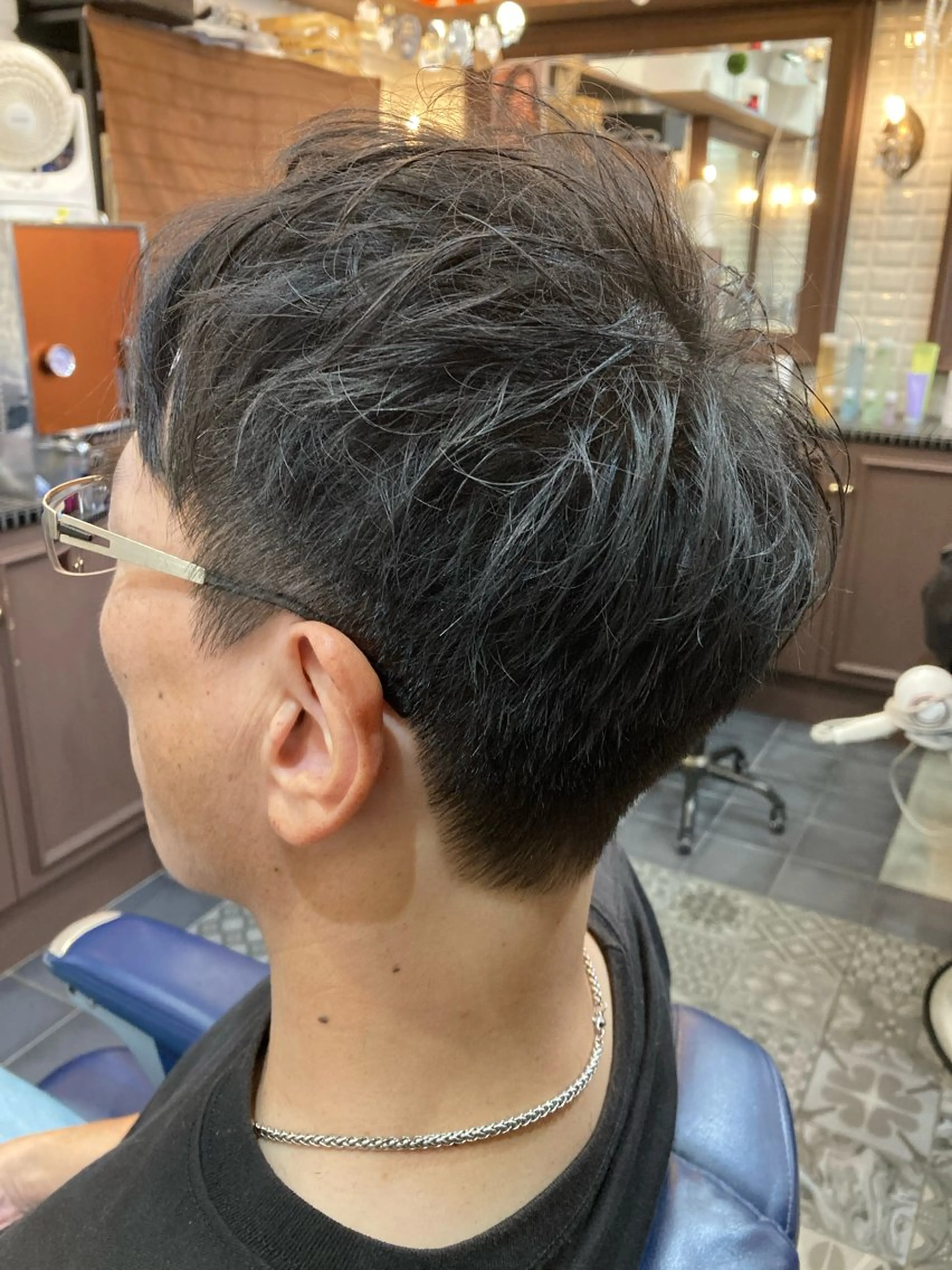 ショート メンズ 刈り上げ ルピナス中田店長 山口大地のヘアスタイル