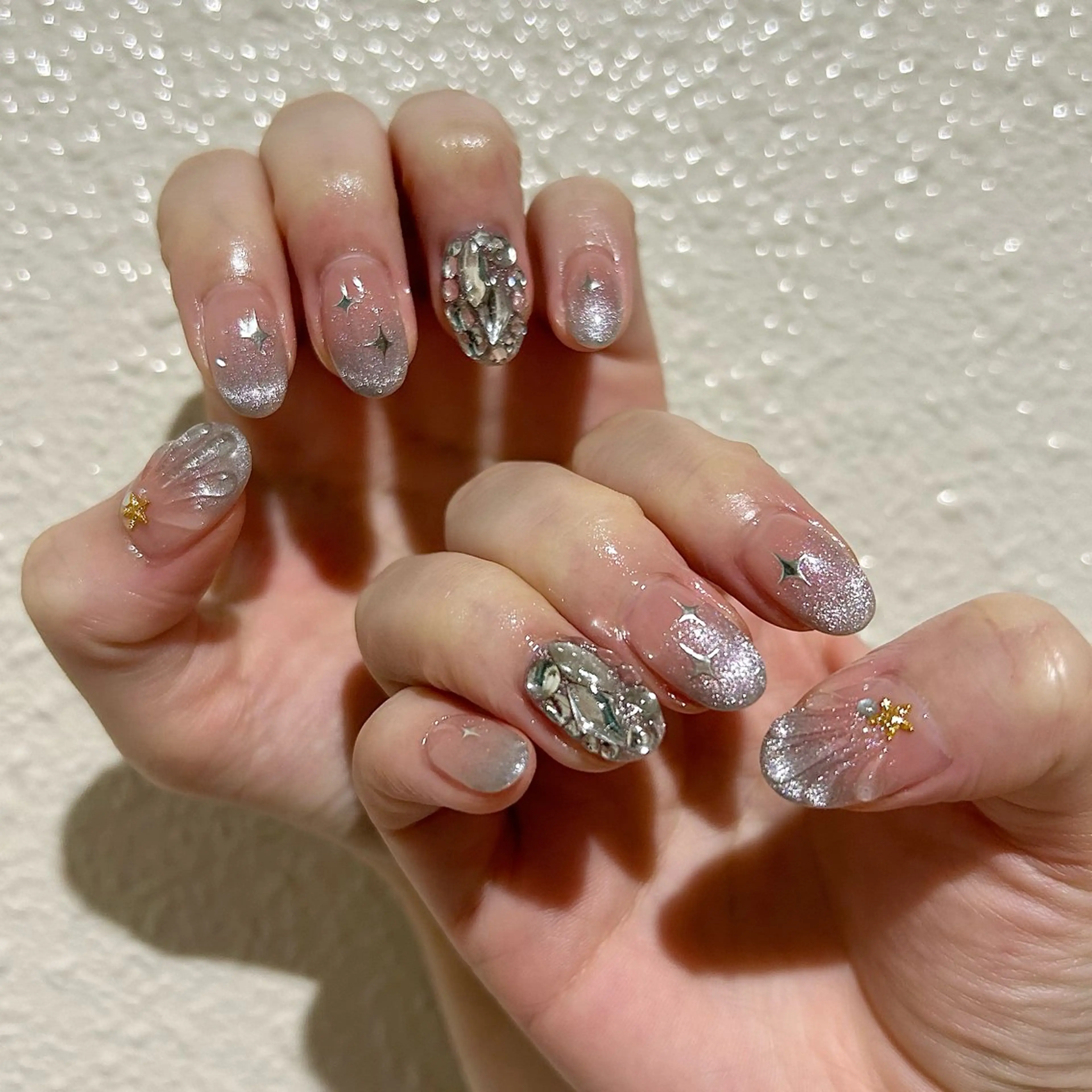 ネイル パラあり！フィルイン 美フォルムのネイルデザイン