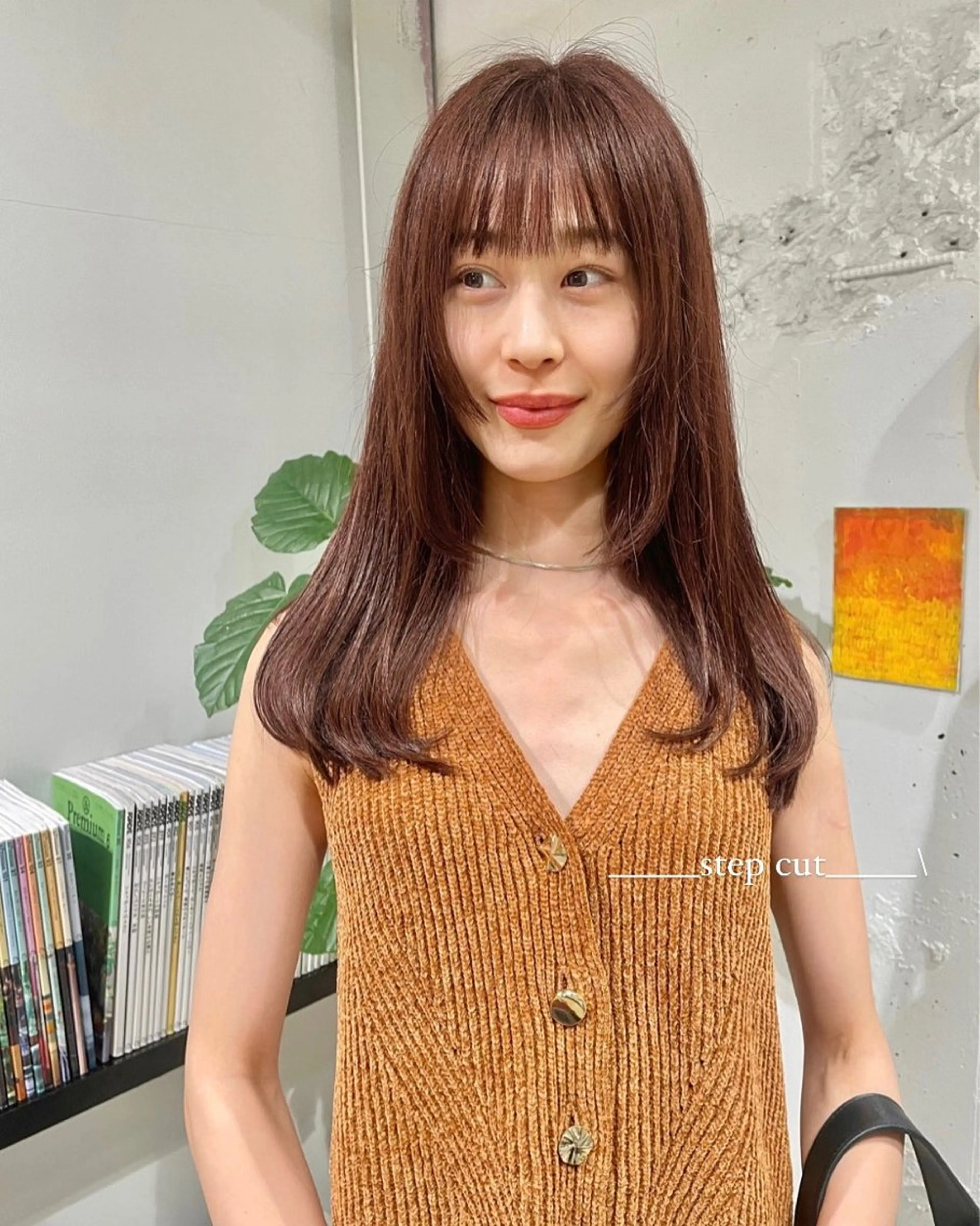 ロング ウルフ/似合わせ レイヤー/RIHOのヘアスタイル