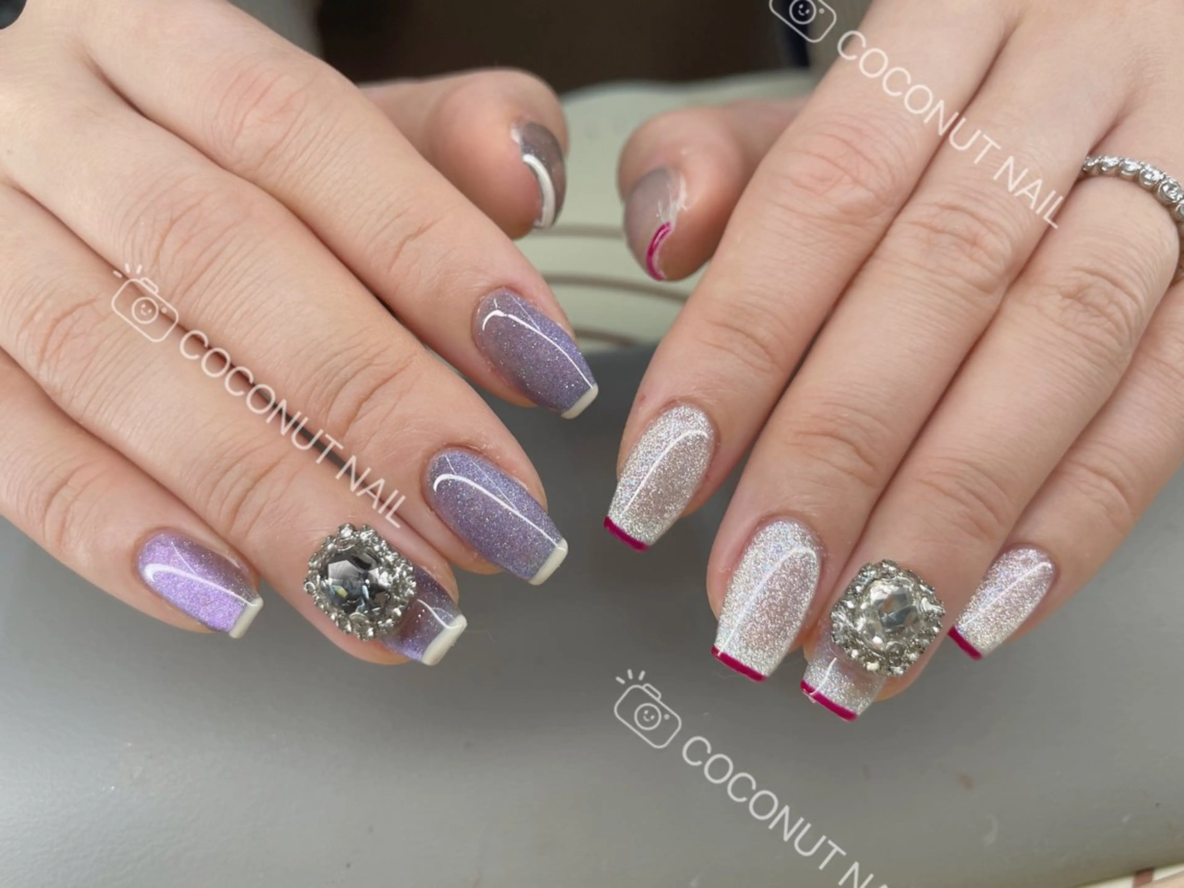 ネイル ハンドネイル 神田 ココナッツのネイルデザイン