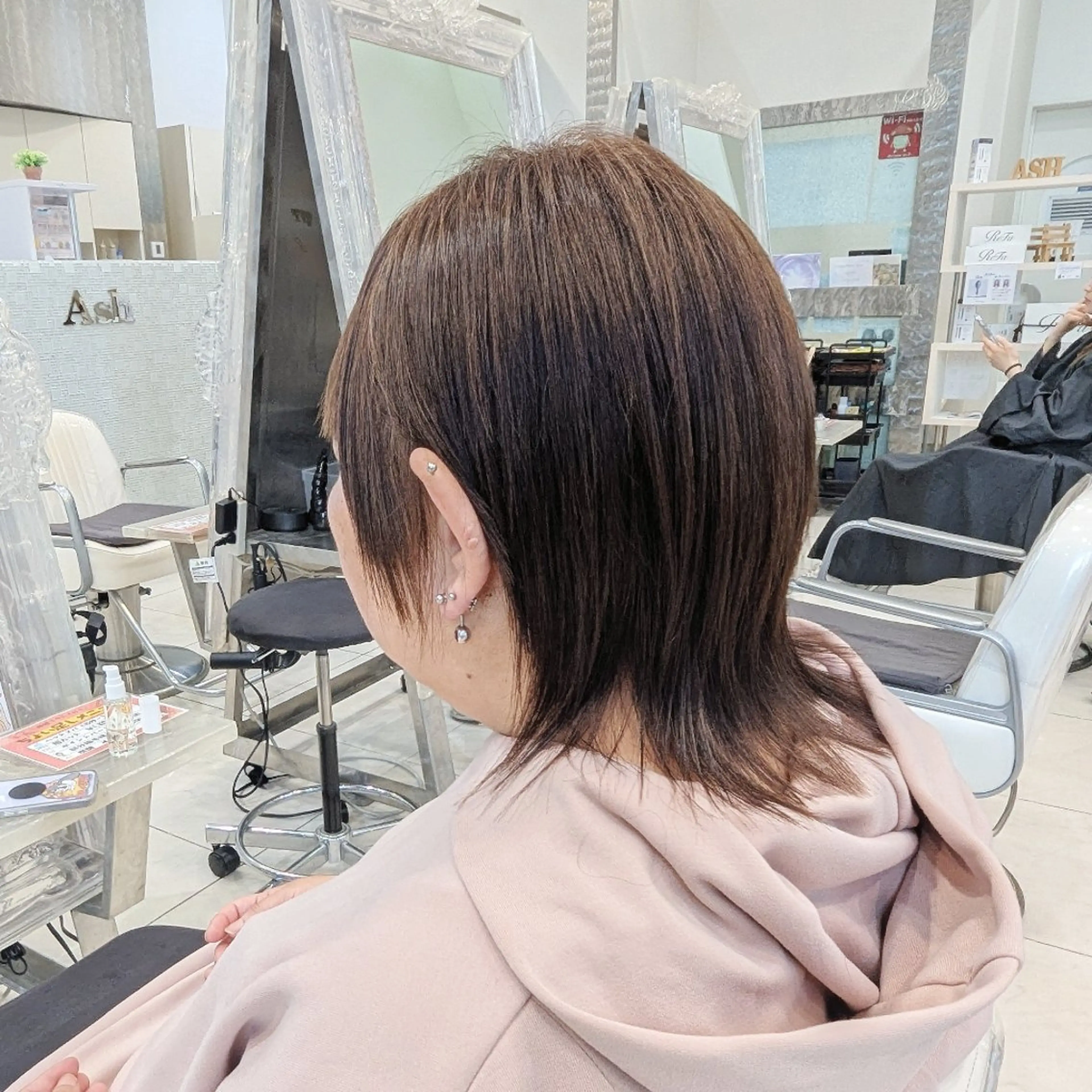 ミディアム カラー 髪質改善 カミムラのヘアスタイル