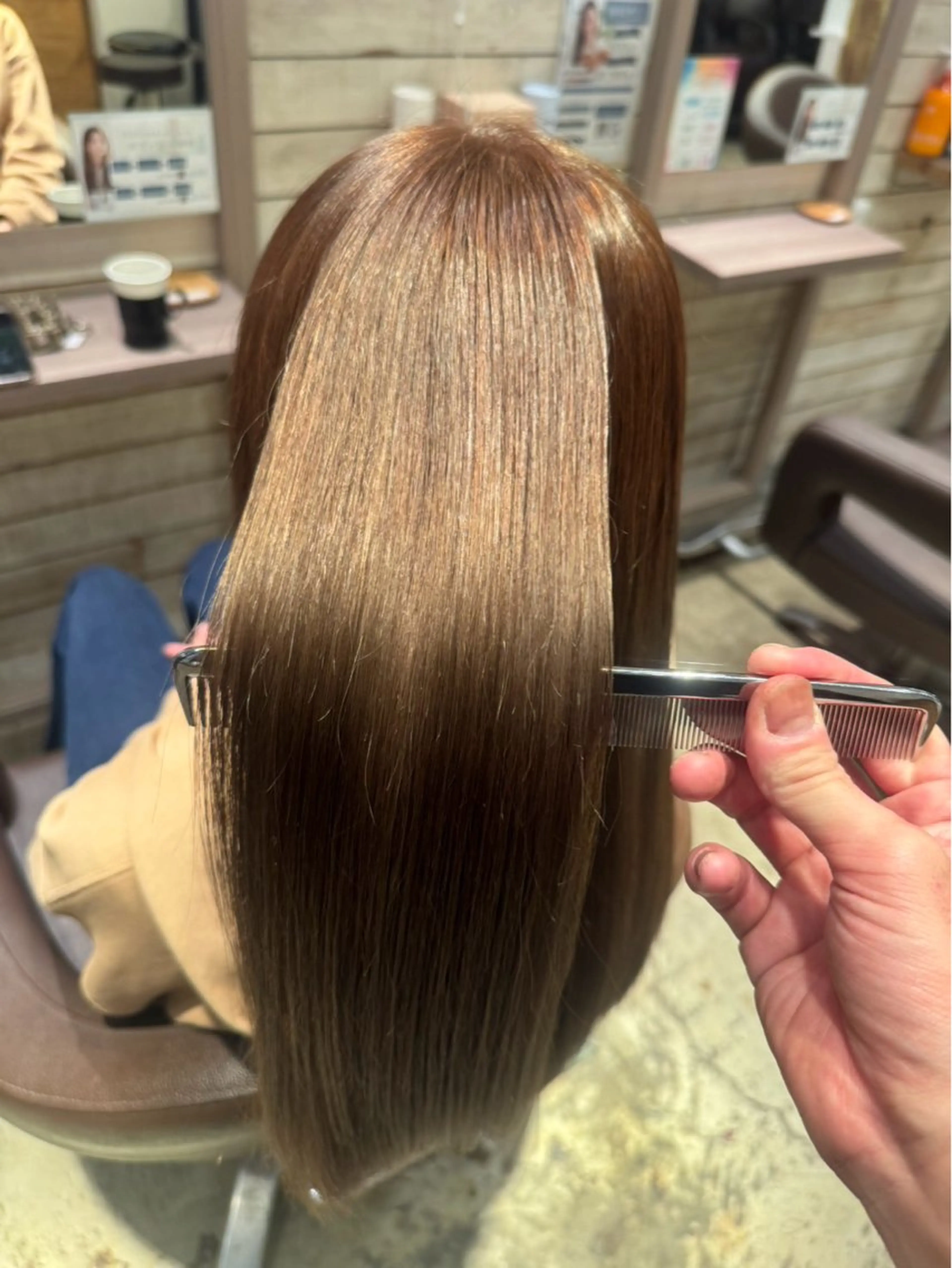 ミディアム ✨髪質改善カラー✨ 赤味除去カラー/理久のヘアスタイル