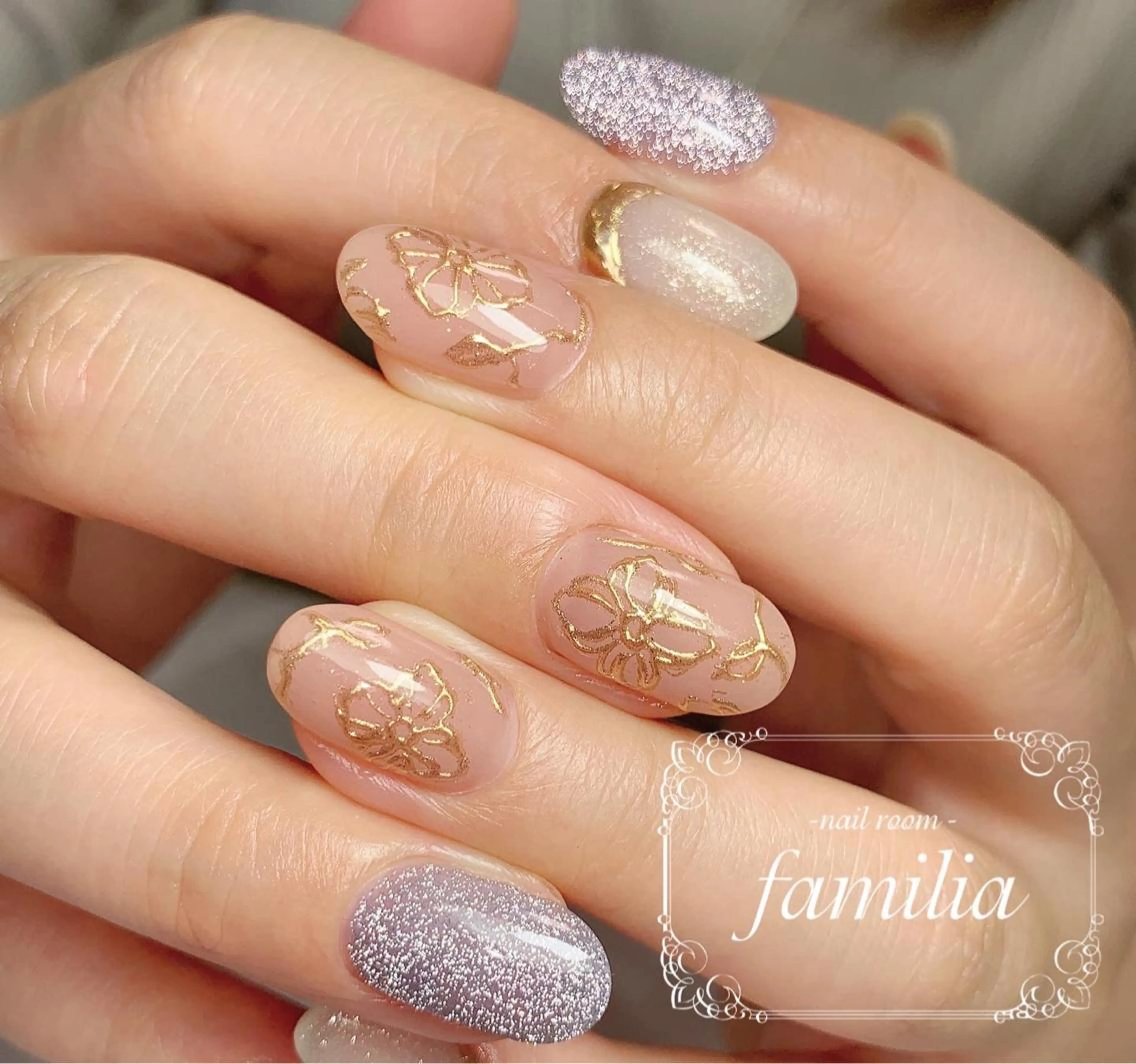 ネイル ハンドネイル -nailroom- familiaのネイルデザイン