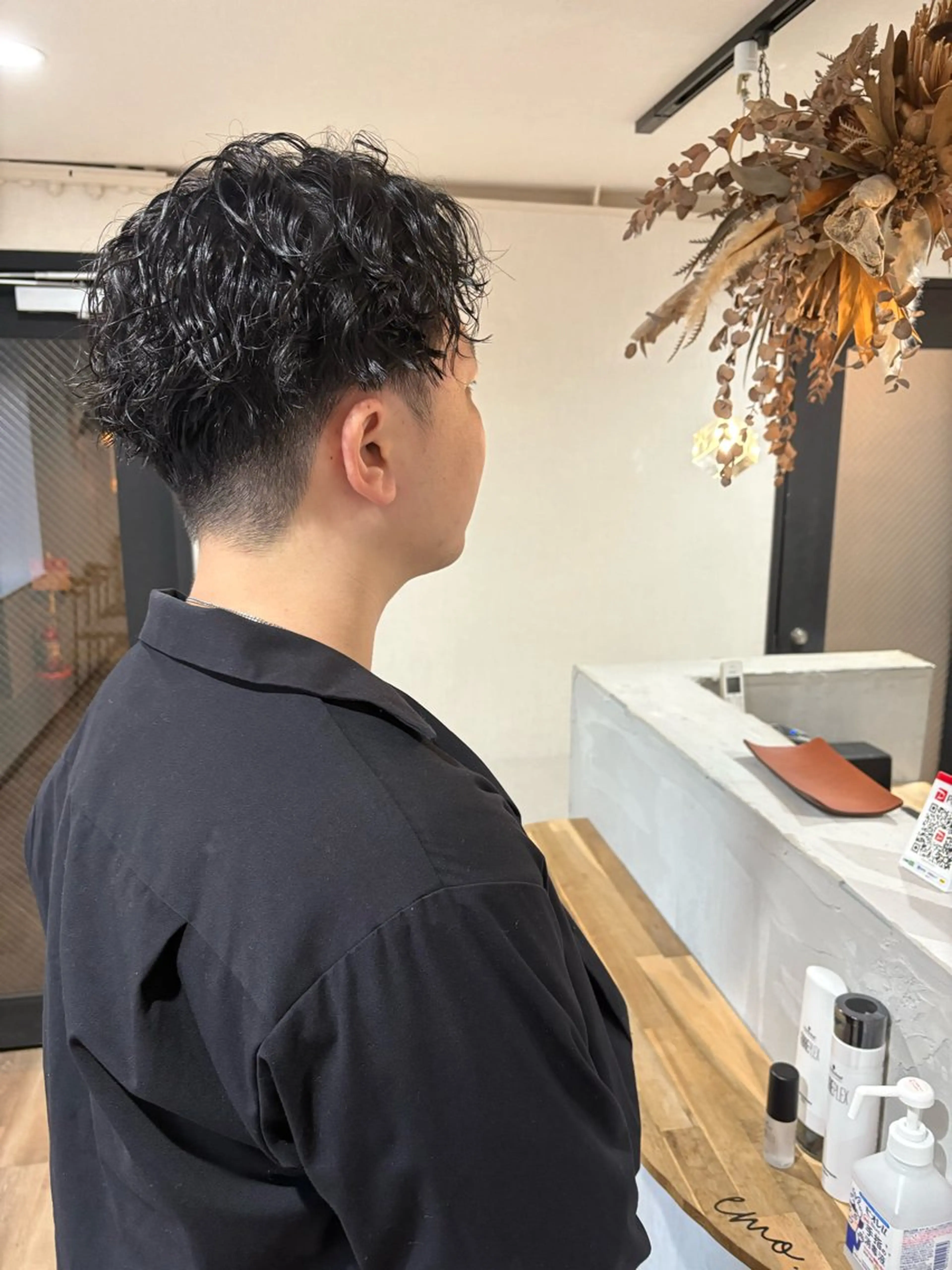 メンズ メンズパーマ カット パーマ ふわりhair💭 emo.中澤慶のヘアスタイル