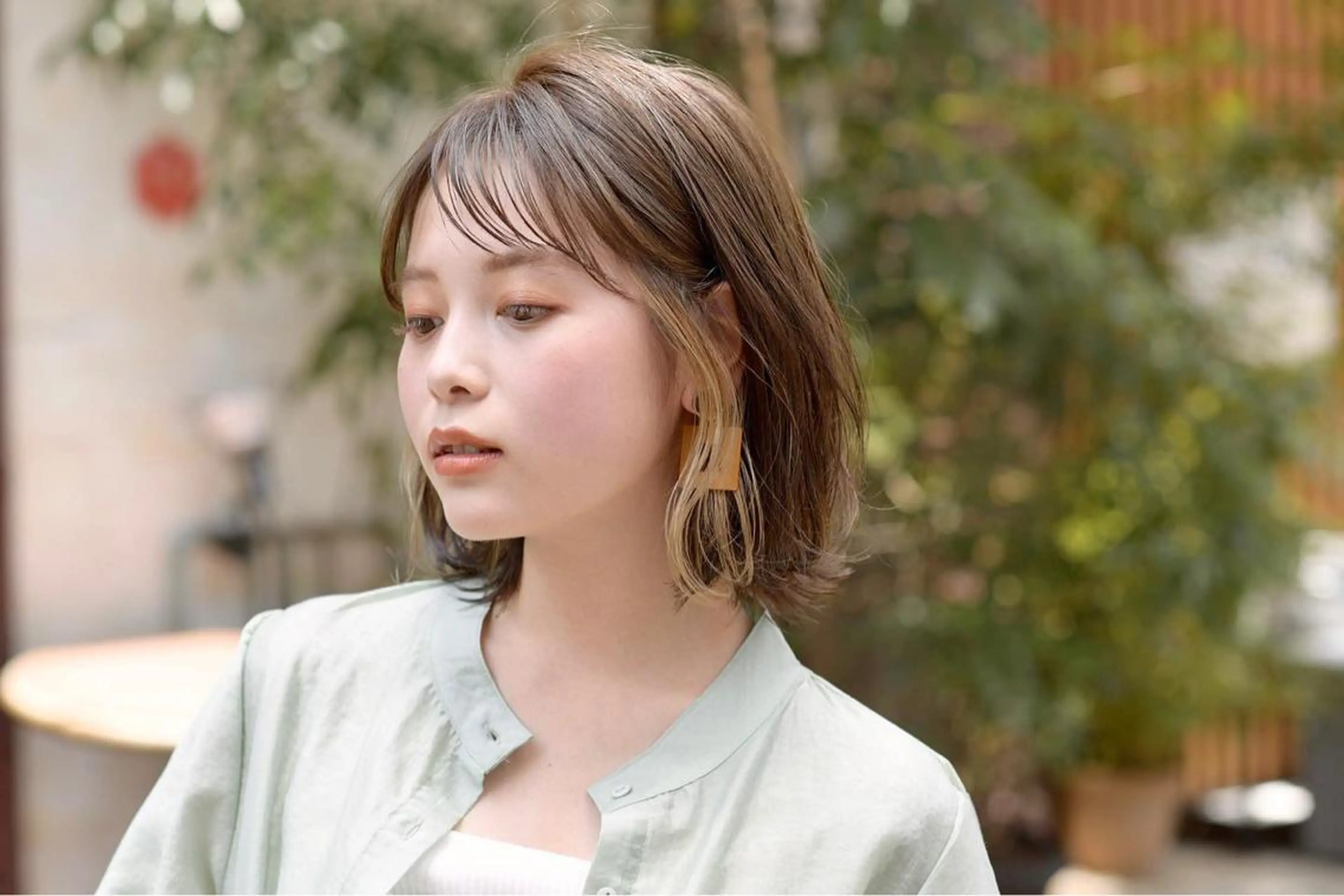 ミディアム カラー 似合わせレイヤー 🇰🇷荒木洋文のヘアスタイル