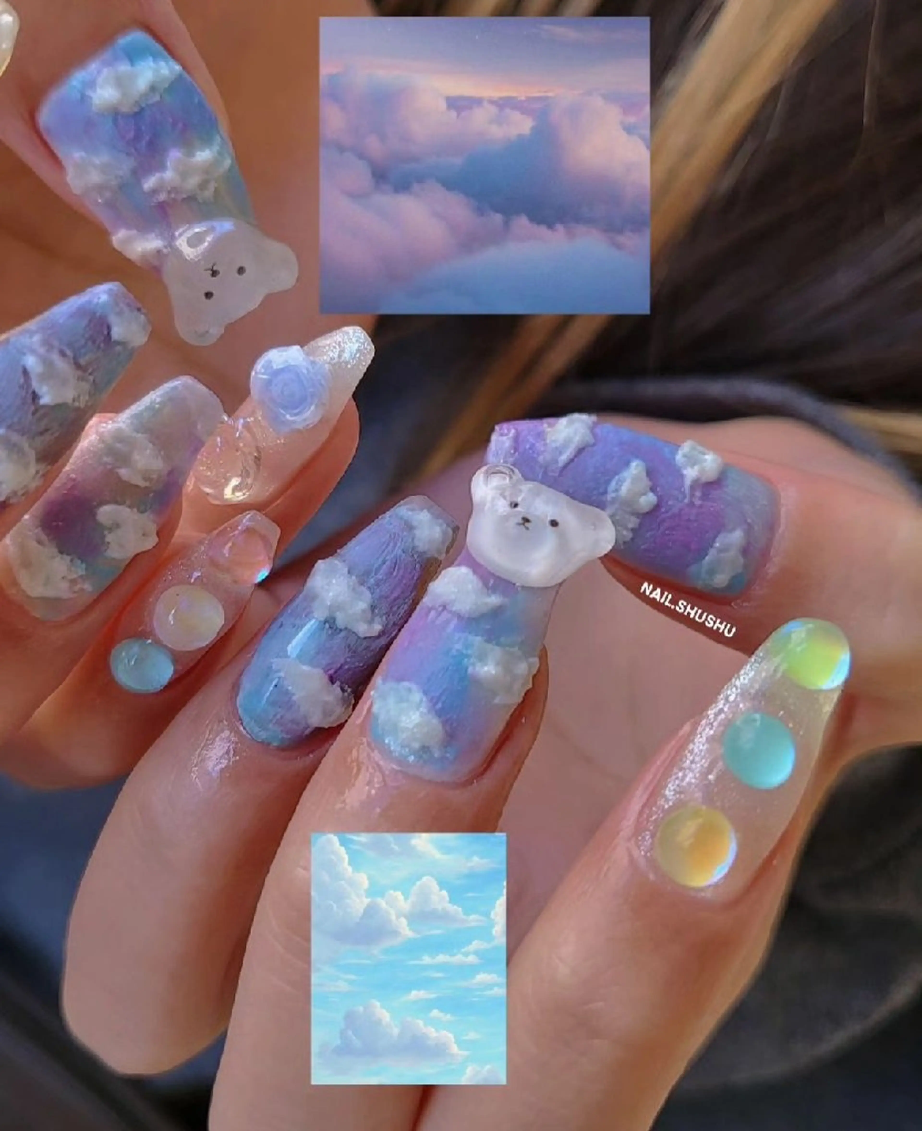 ネイル 3dパーツ/流行り 👧shushu❤️のネイルデザイン