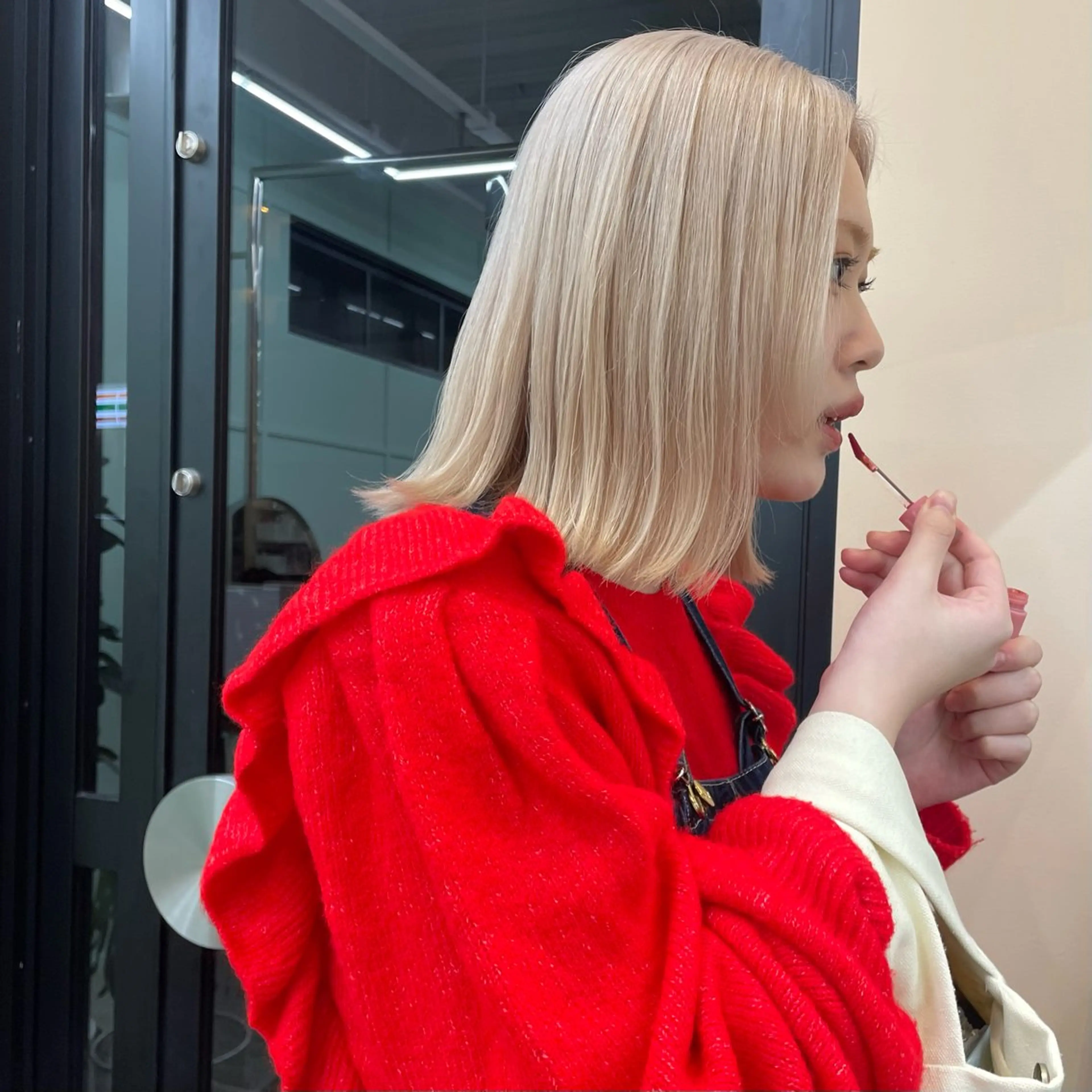 ミディアム ボブカットモデル/パ ーマ/harunaのヘアスタイル