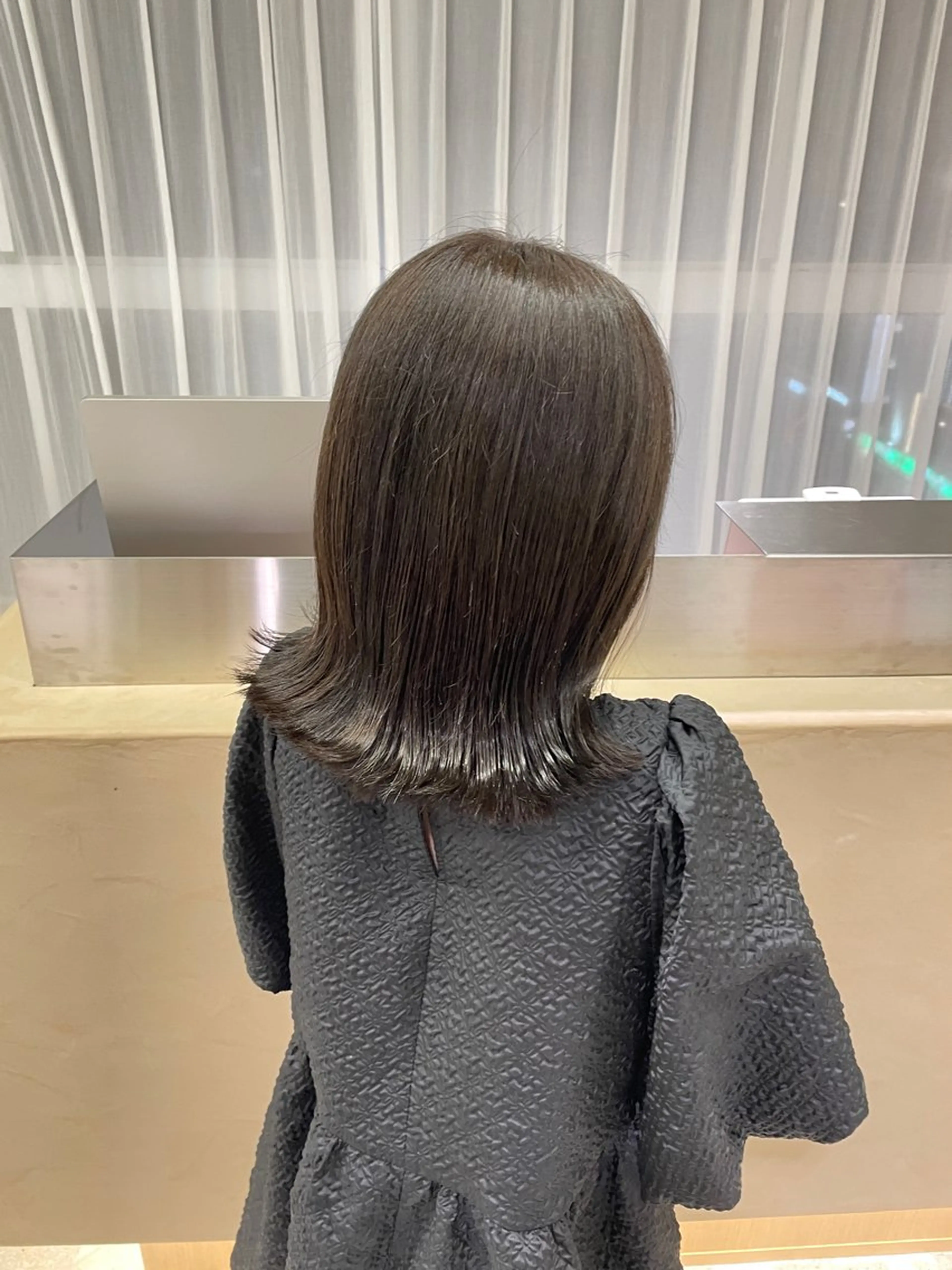 カラー ブリーチ ケアブリーチ 透明感カラー ダブルカラー イヤリングカラー 落合しほ/韓国ヘア/ 髪質改善/縮毛矯正のヘアスタイル