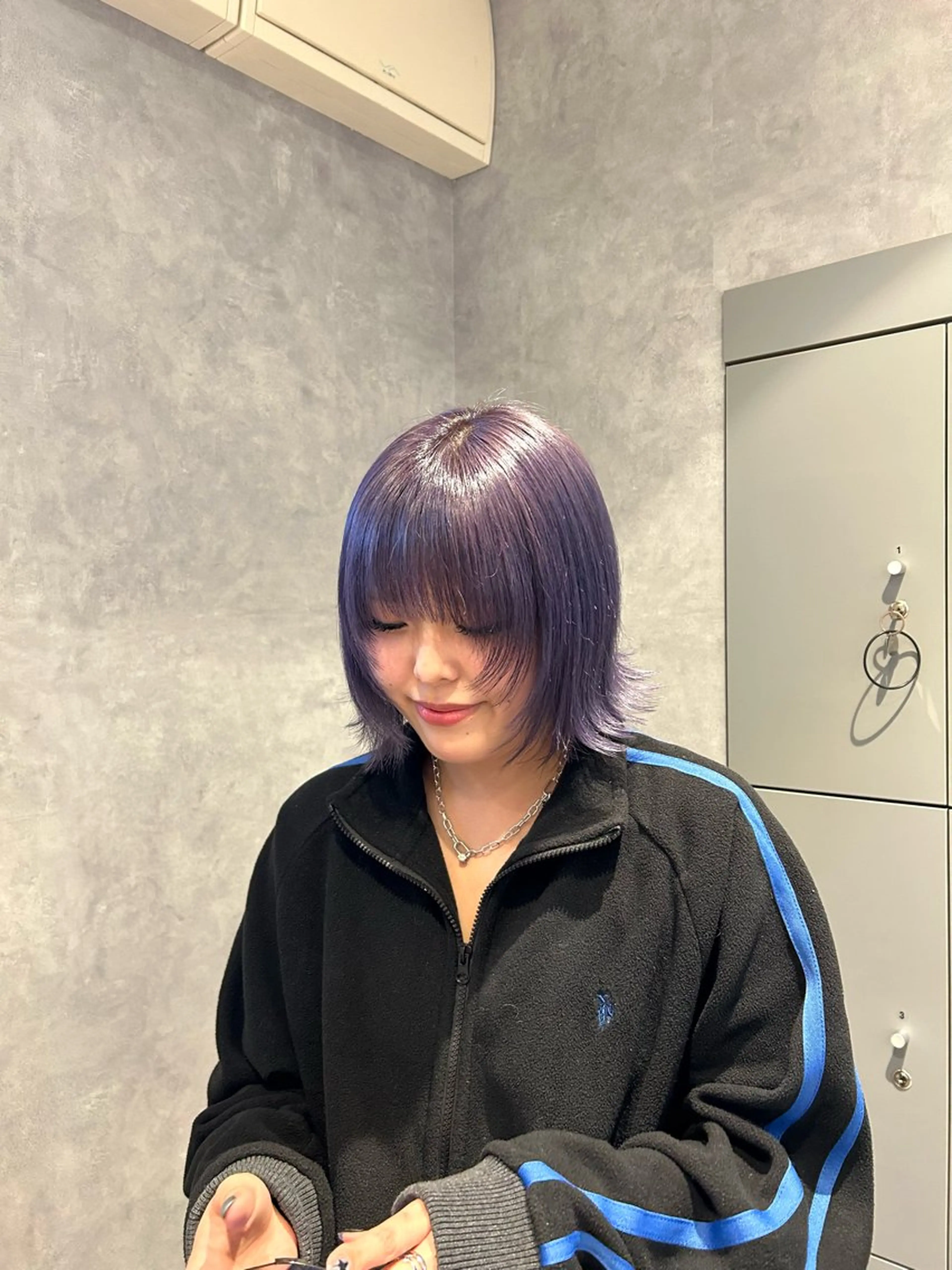 カラー ブリーチ バイオレットカラー ⭐️HEDI YUKI⭐️のヘアスタイル
