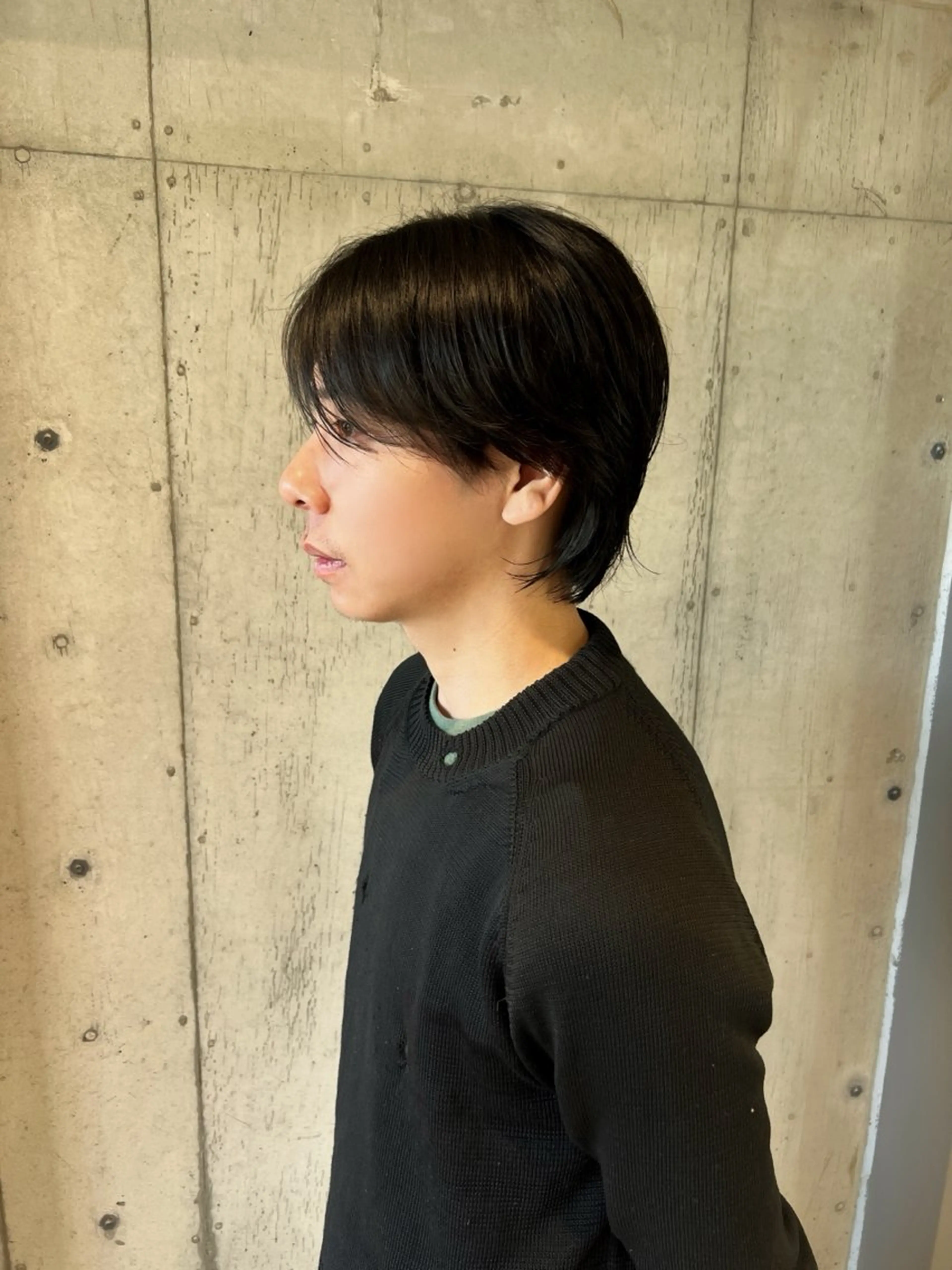 メンズ センターパート カット トリートメント 透明感/血色カラー/ 似合せレイヤー/ゆいのヘアスタイル