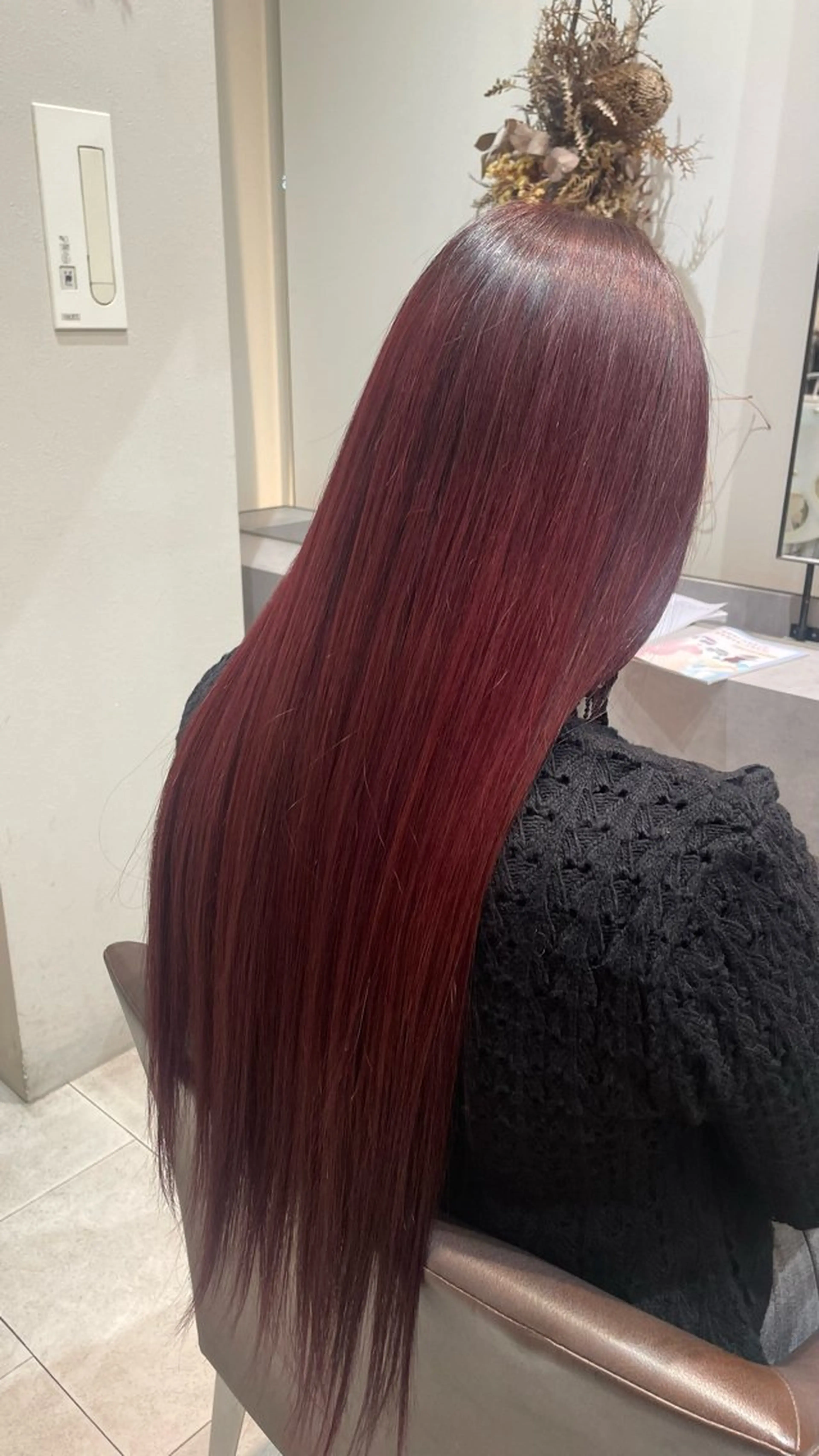 〈minimo特別価格🫐〉ワンカラー🎨(シャンプーブロー込み◎)の写真