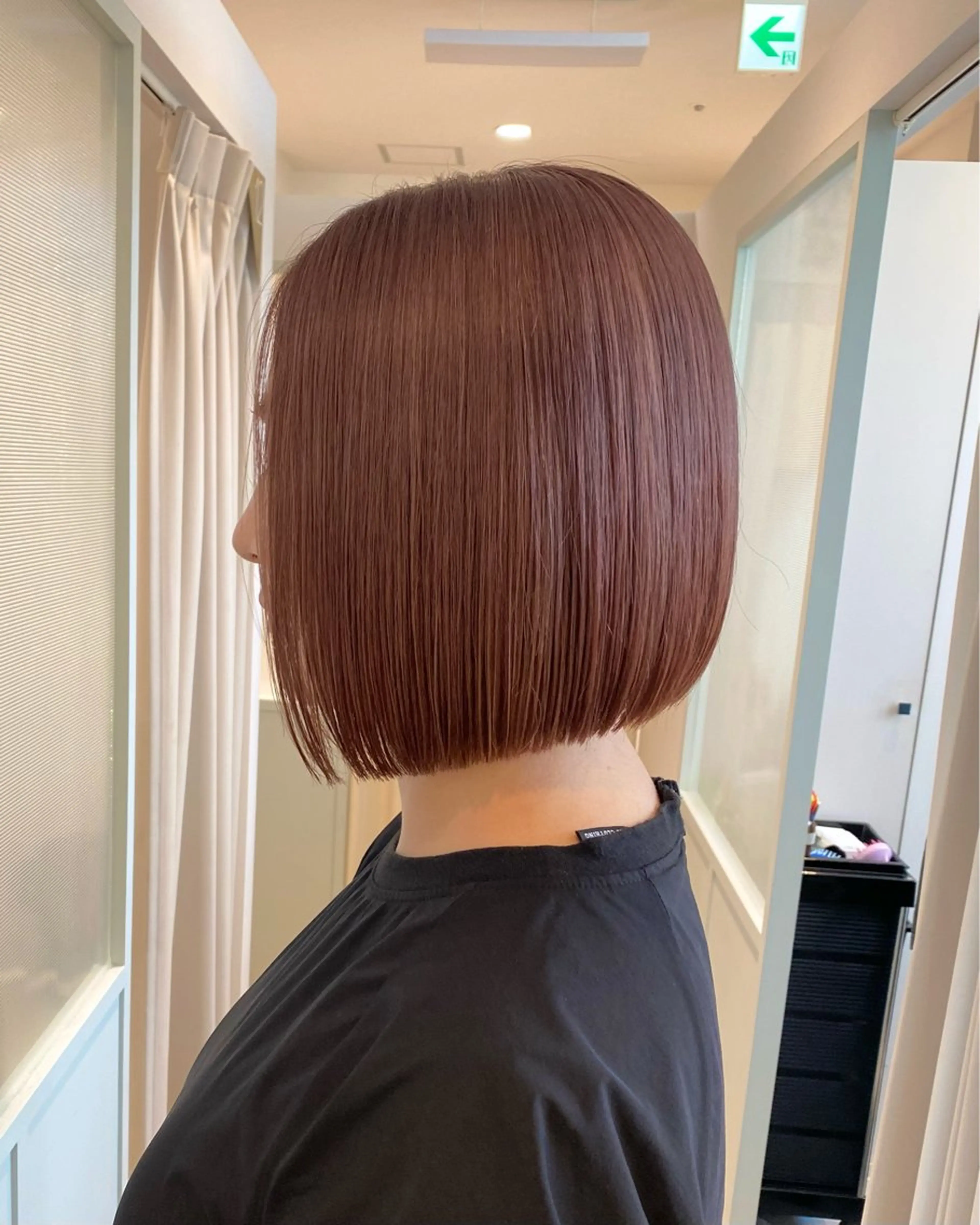 ミディアム カラー カット ヘアカラー トリートメント 似合わせ艶髪カラー ❤️ハダユミのヘアスタイル