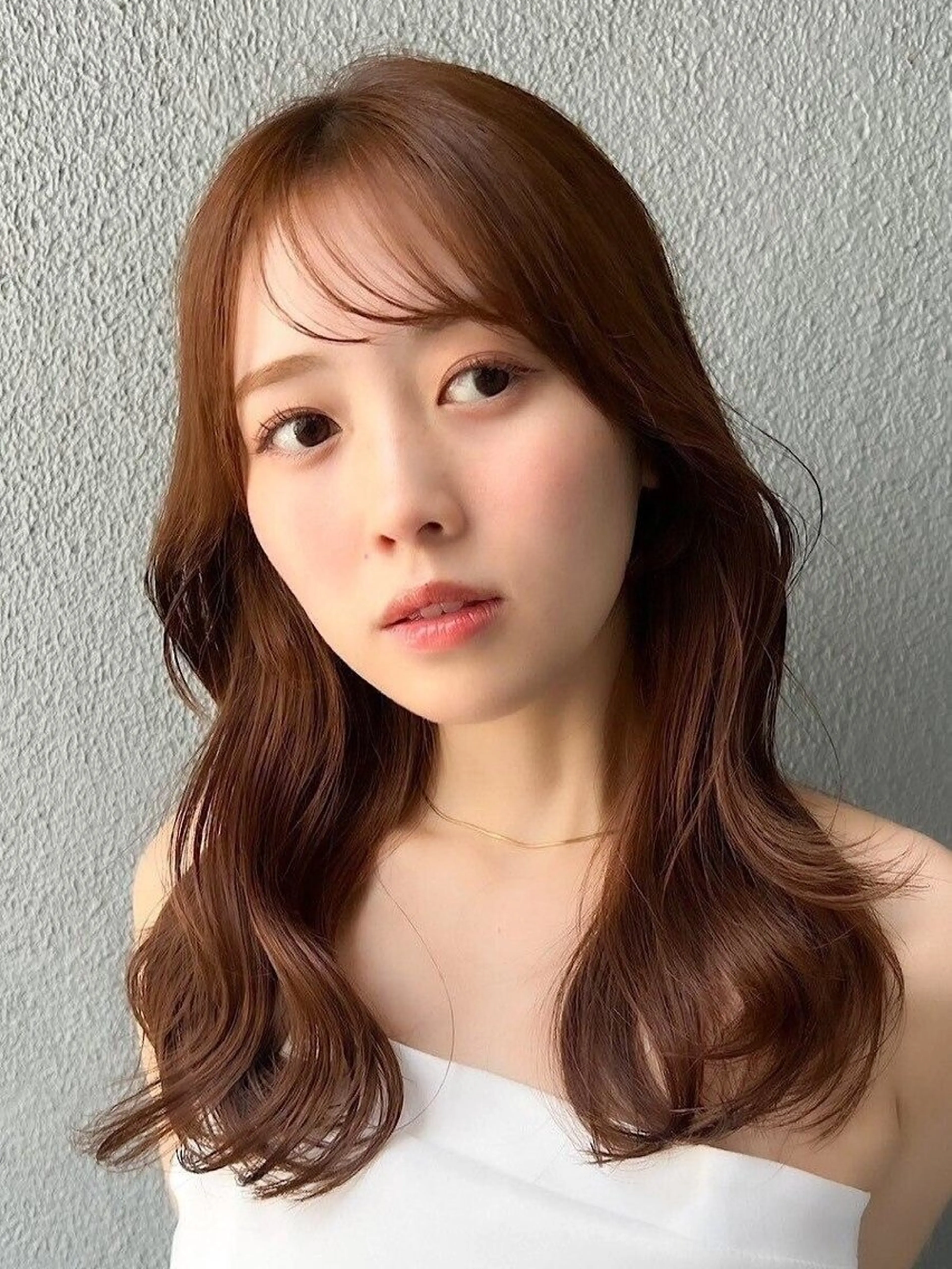 ロング カラー 韓国風🇰🇷レイヤ ーKEI🇰🇷のヘアスタイル