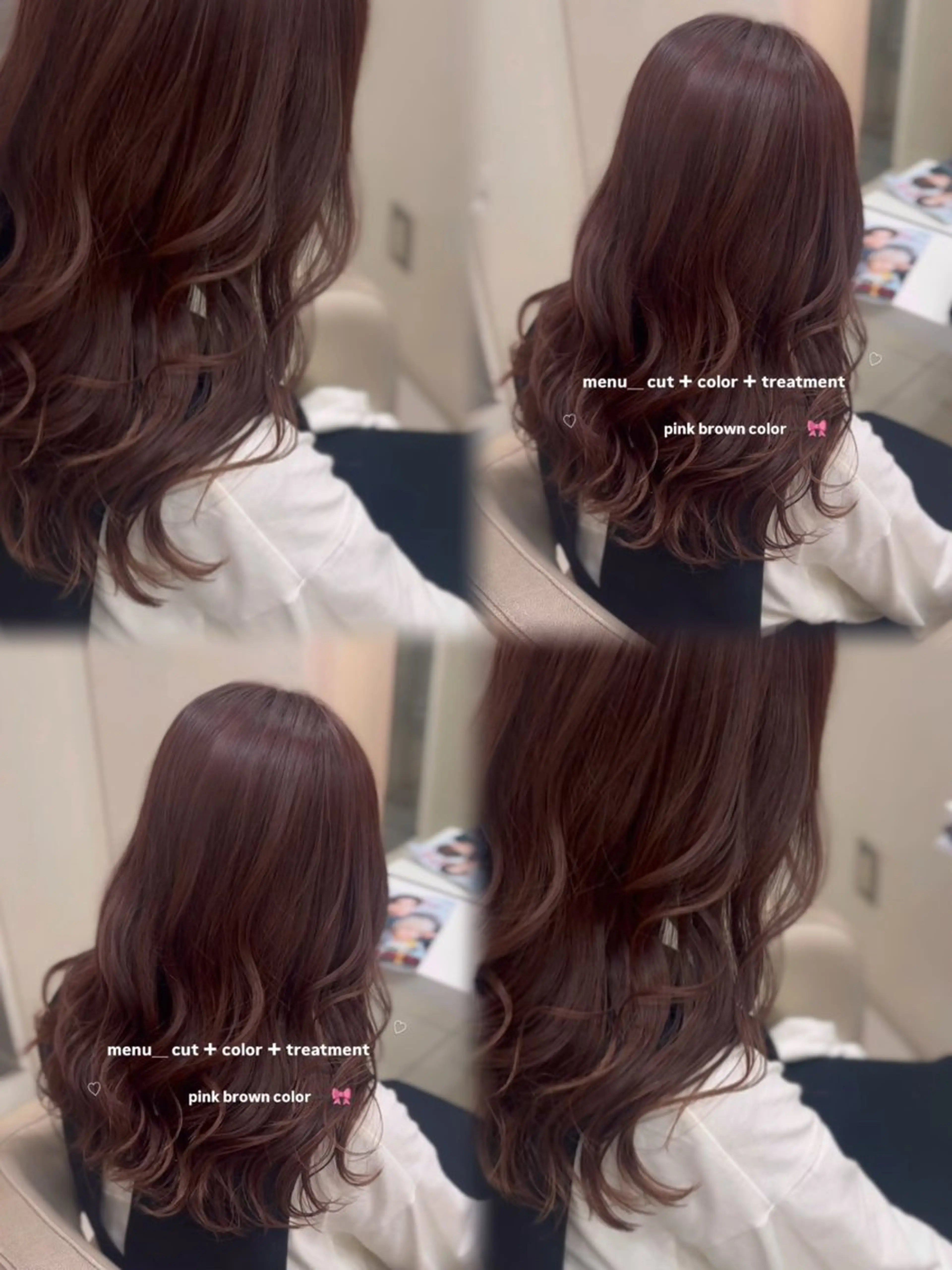 セミロング カット ヘアカラー 🎀さ こﾁ🎀のヘアスタイル