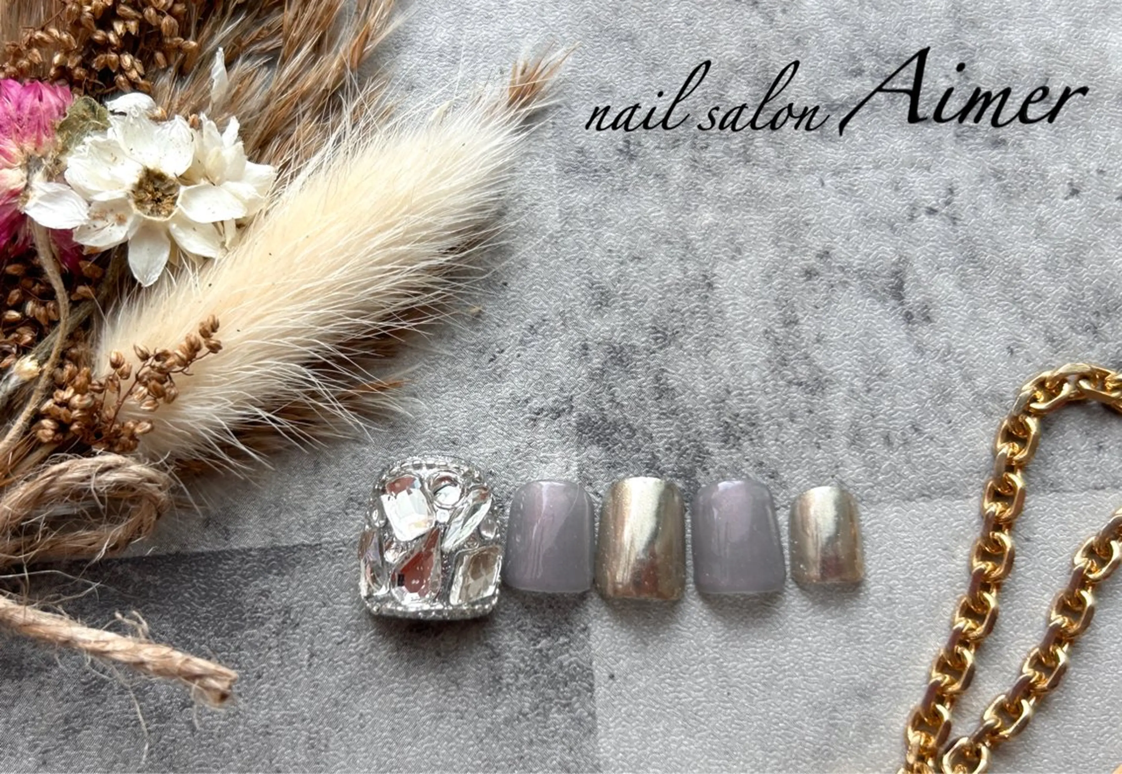 ネイル フットネイル nail salon Aimerのネイルデザイン