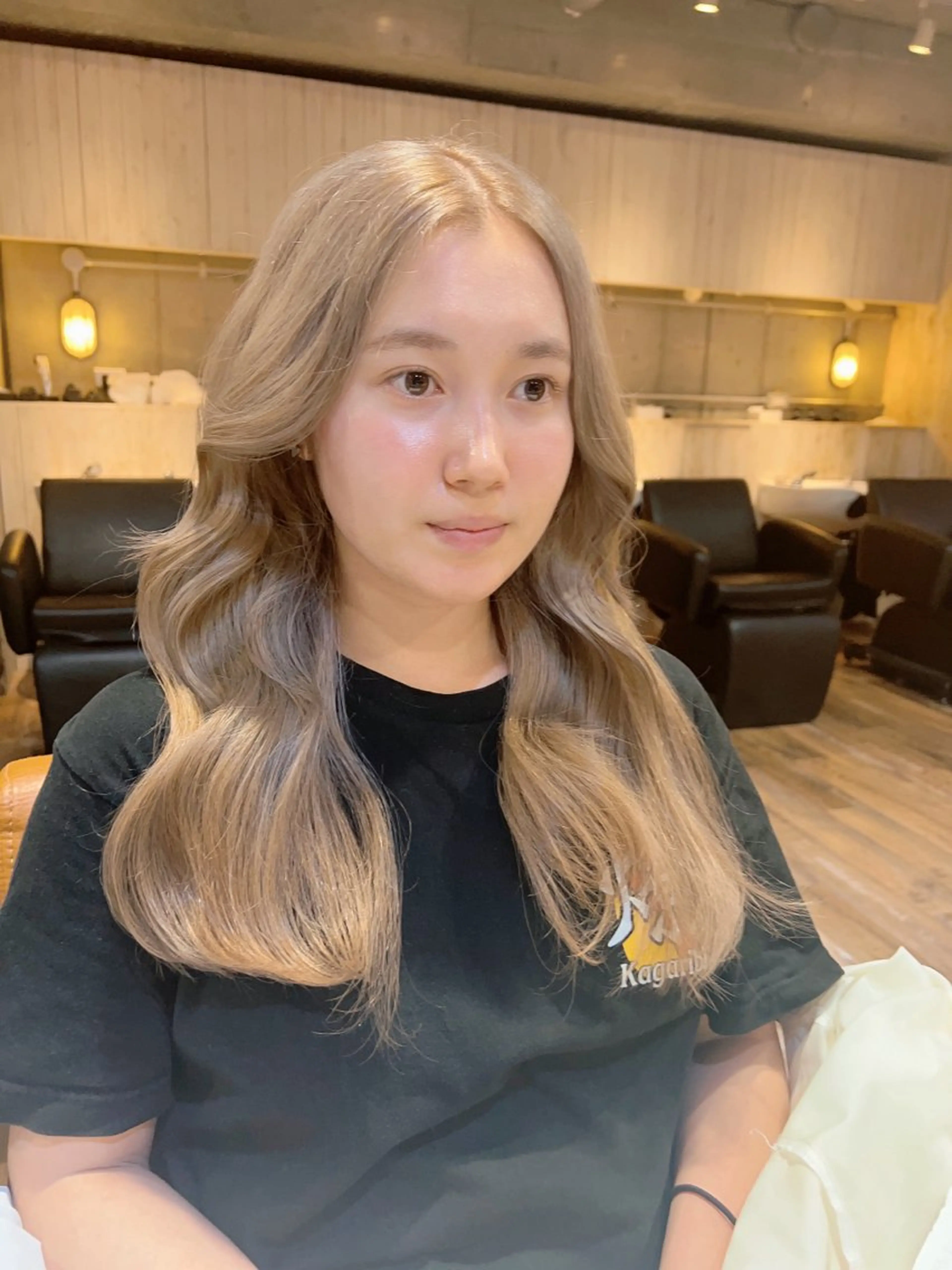 セミロング カラー 🎨デザイン🥇 美髪・艶髪　日暮千敬のヘアスタイル