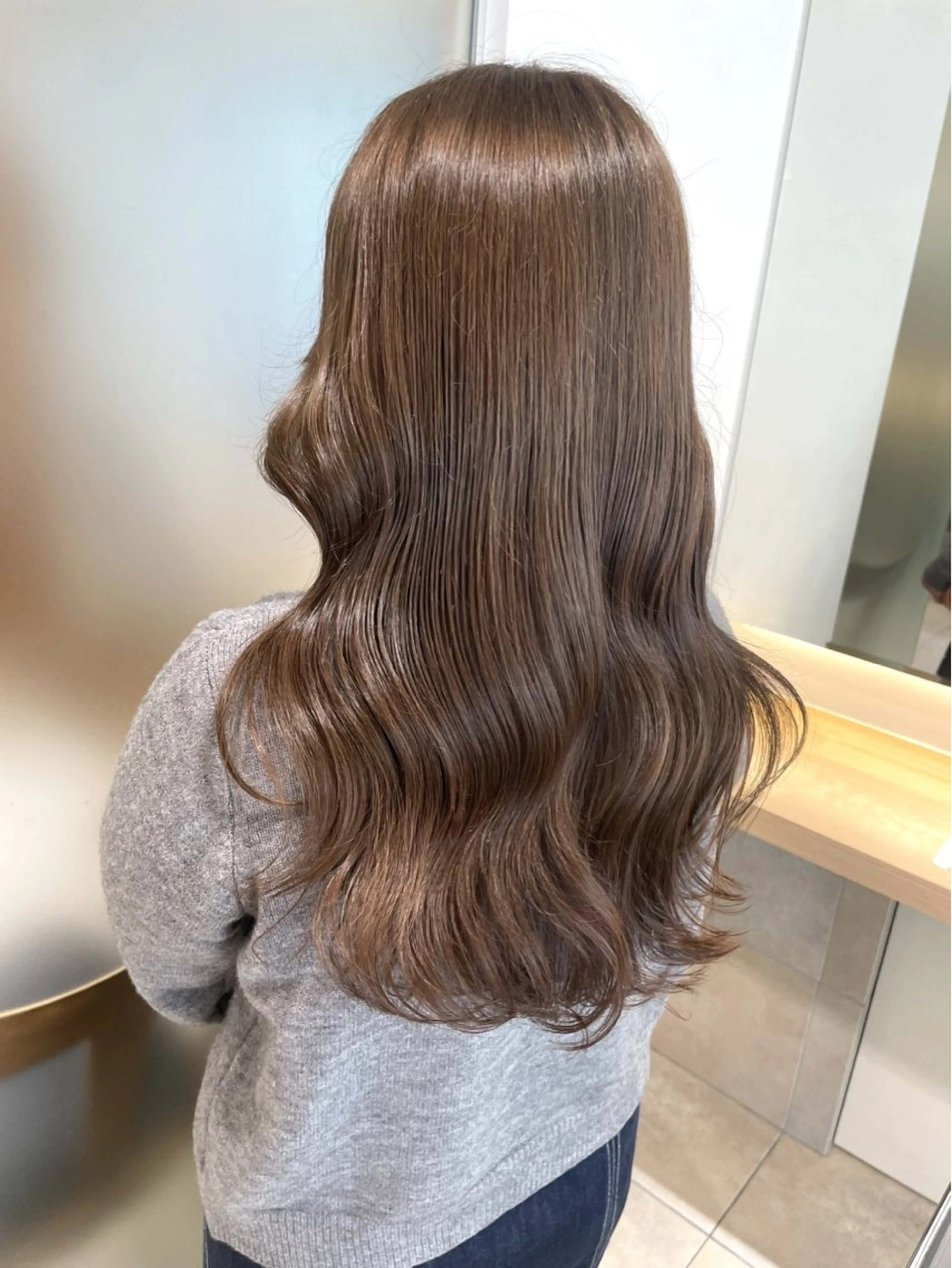 ロング カラー 佐藤 梨里花 ❤︎のヘアスタイル