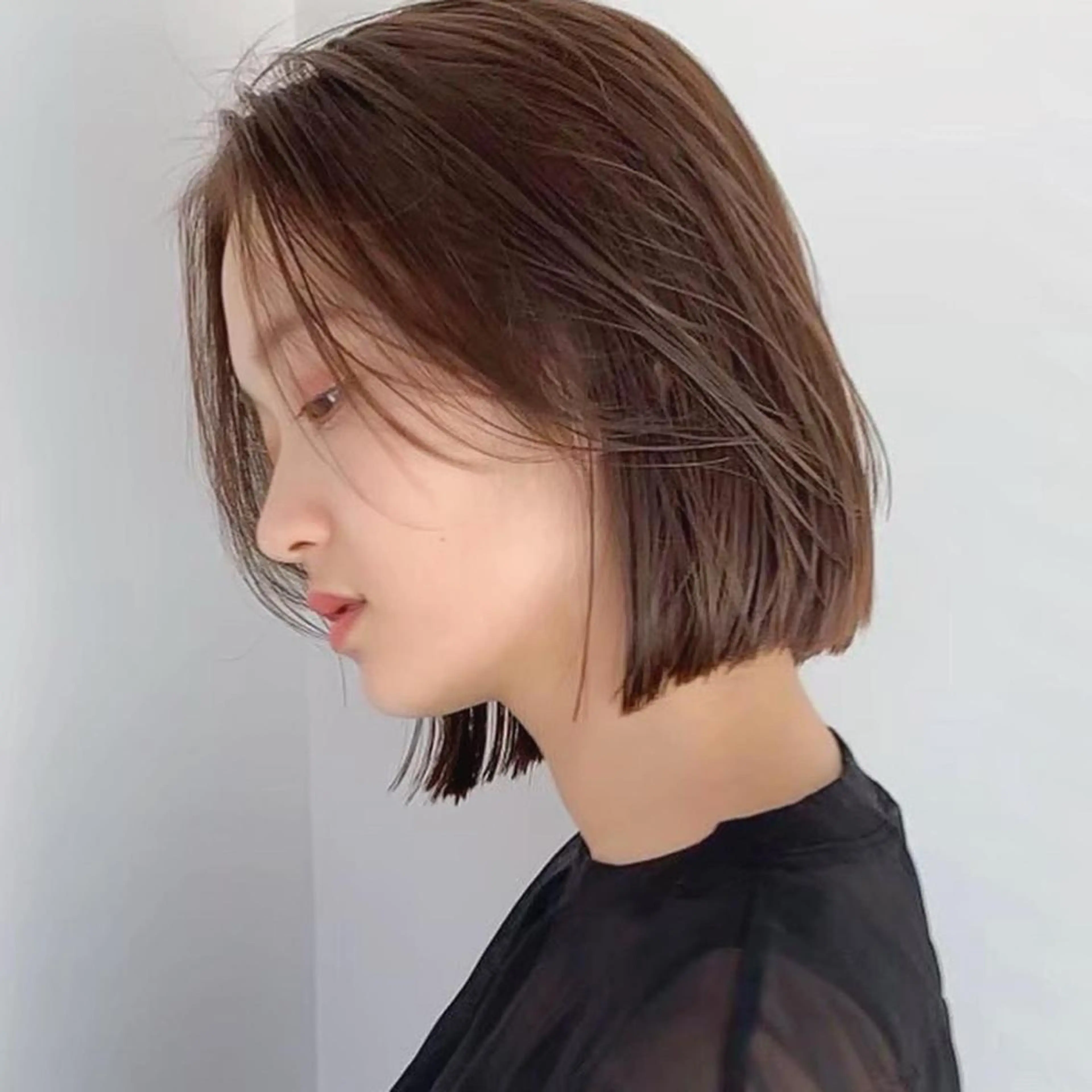 ミディアム カラー 🌱小顔ヘア/ボブ ミディアム/双葉🌱のヘアスタイル