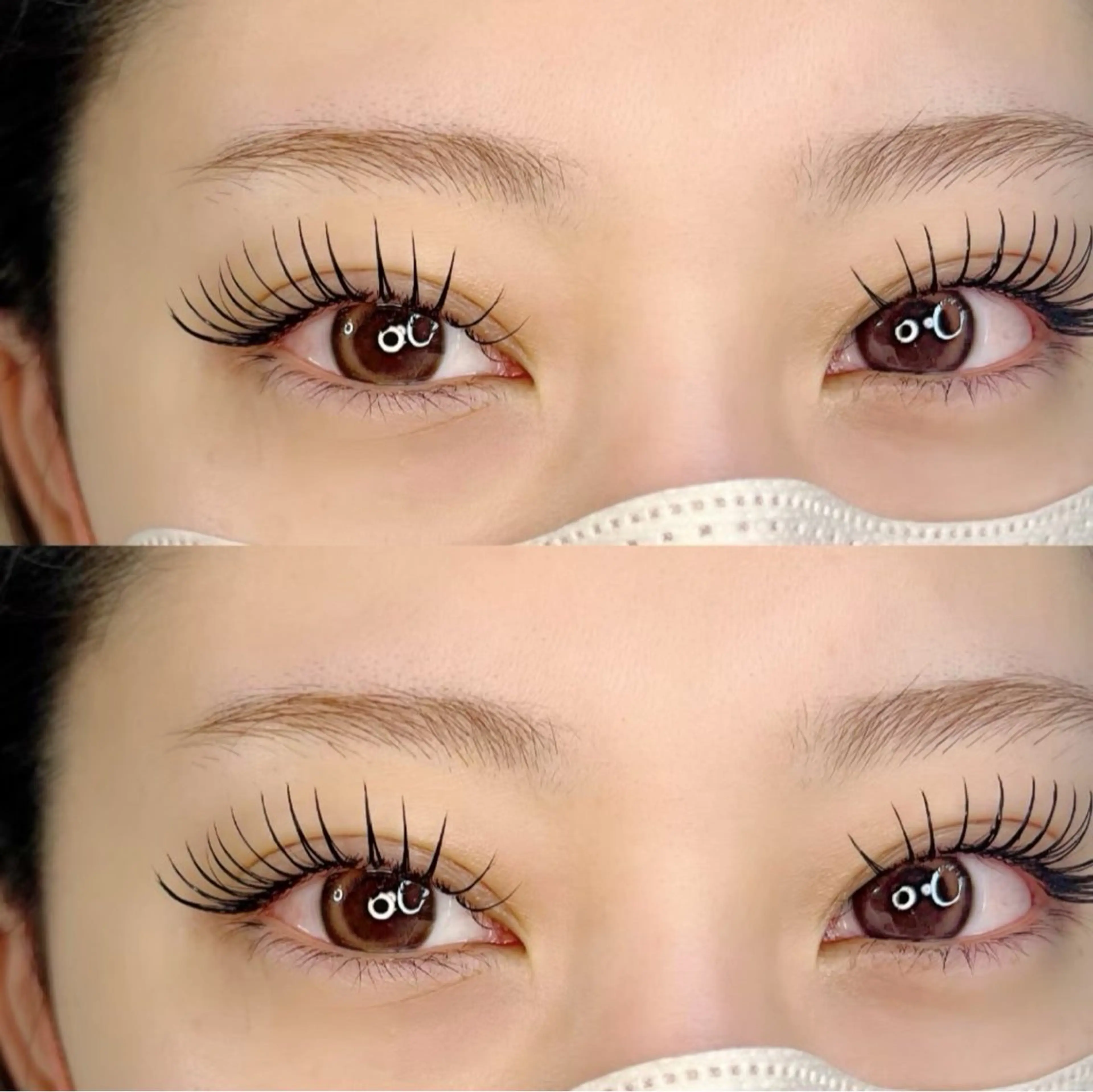 マツエク&マツパ✨ 50本 LED リペアやオフ希望の方は追加でお時間いただくので、ご連絡ください🙇♀️の写真