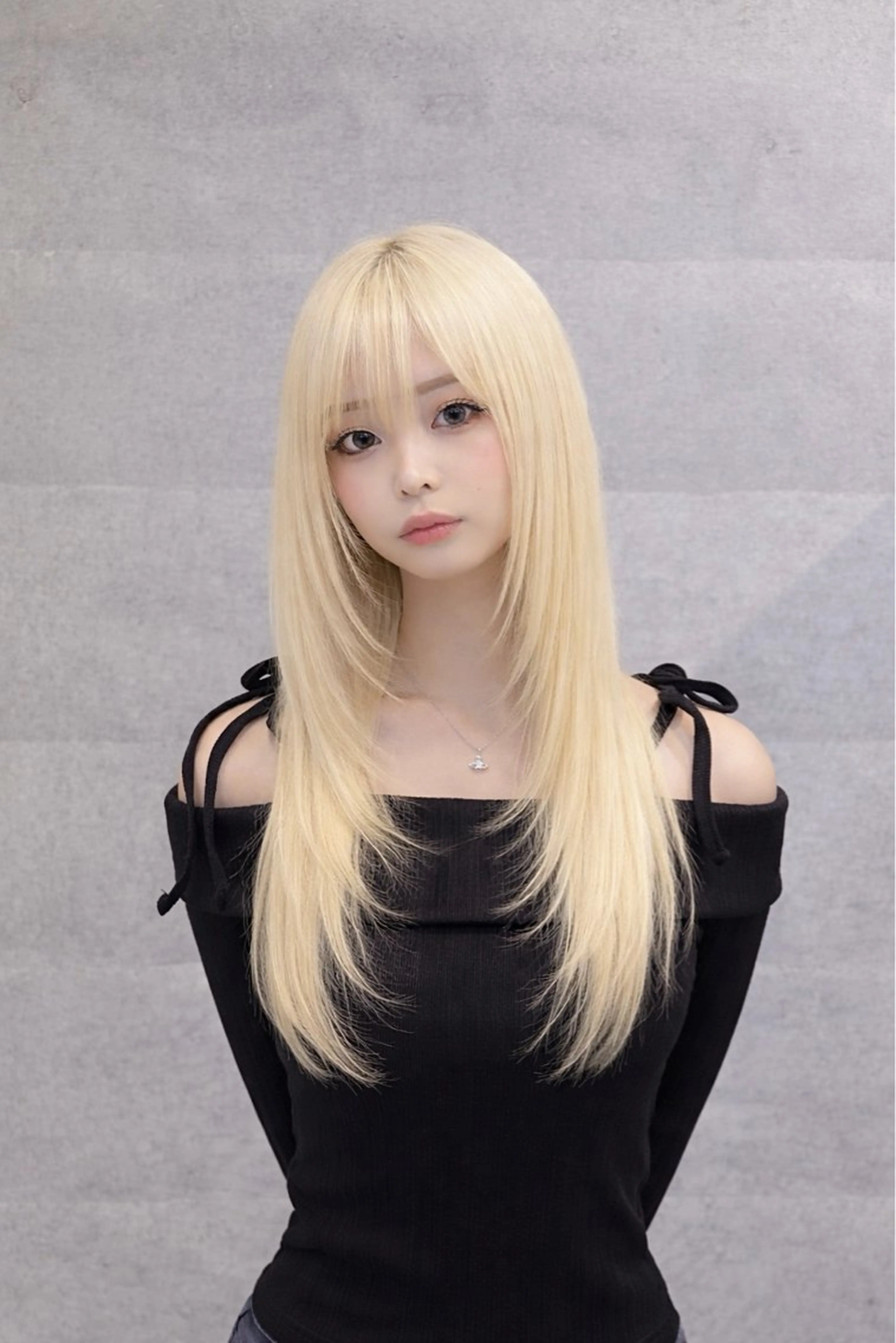 ロング カラー りん 🎀韓国スタイルのヘアスタイル