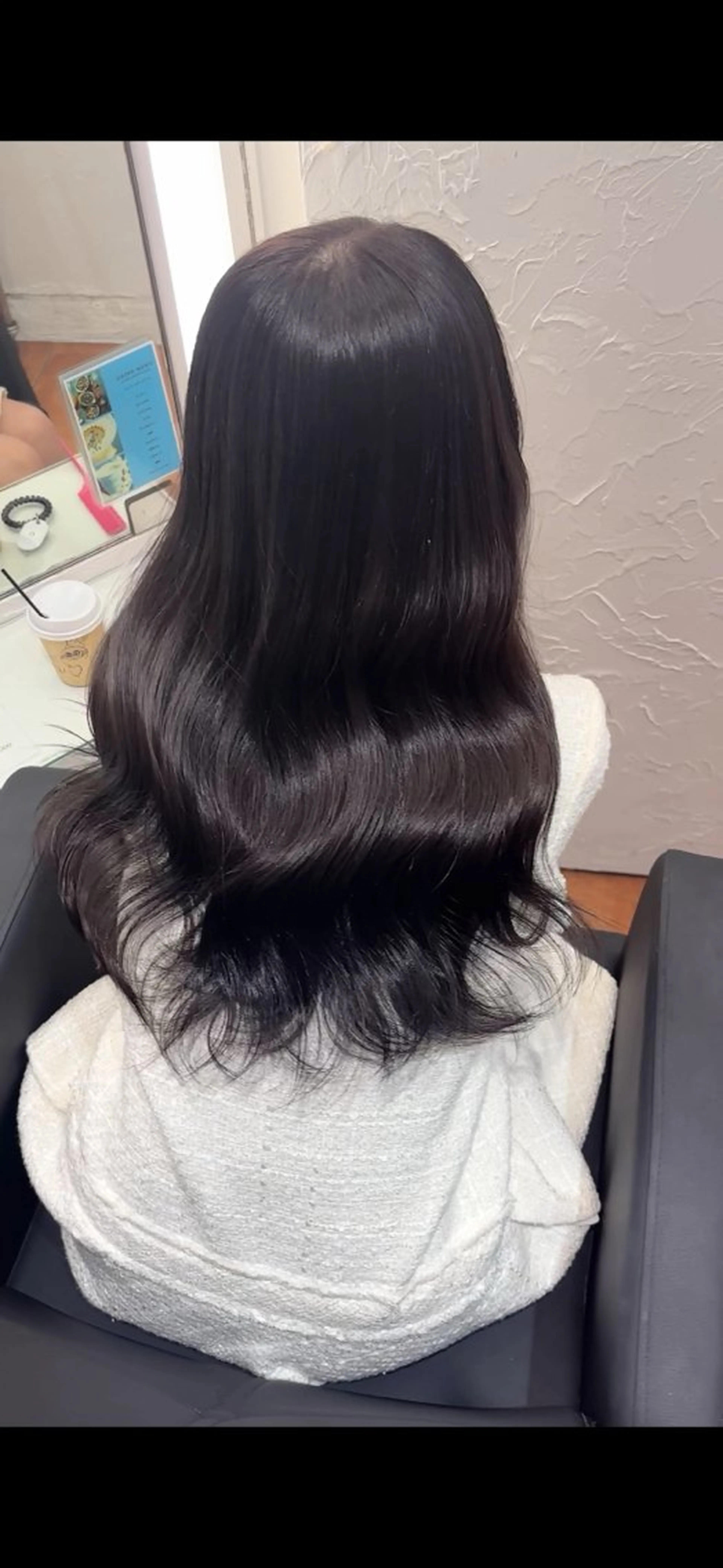 ロング ヘアカラー ヘアセット ラベンダーカラー /巻き/WAKANAのヘアスタイル