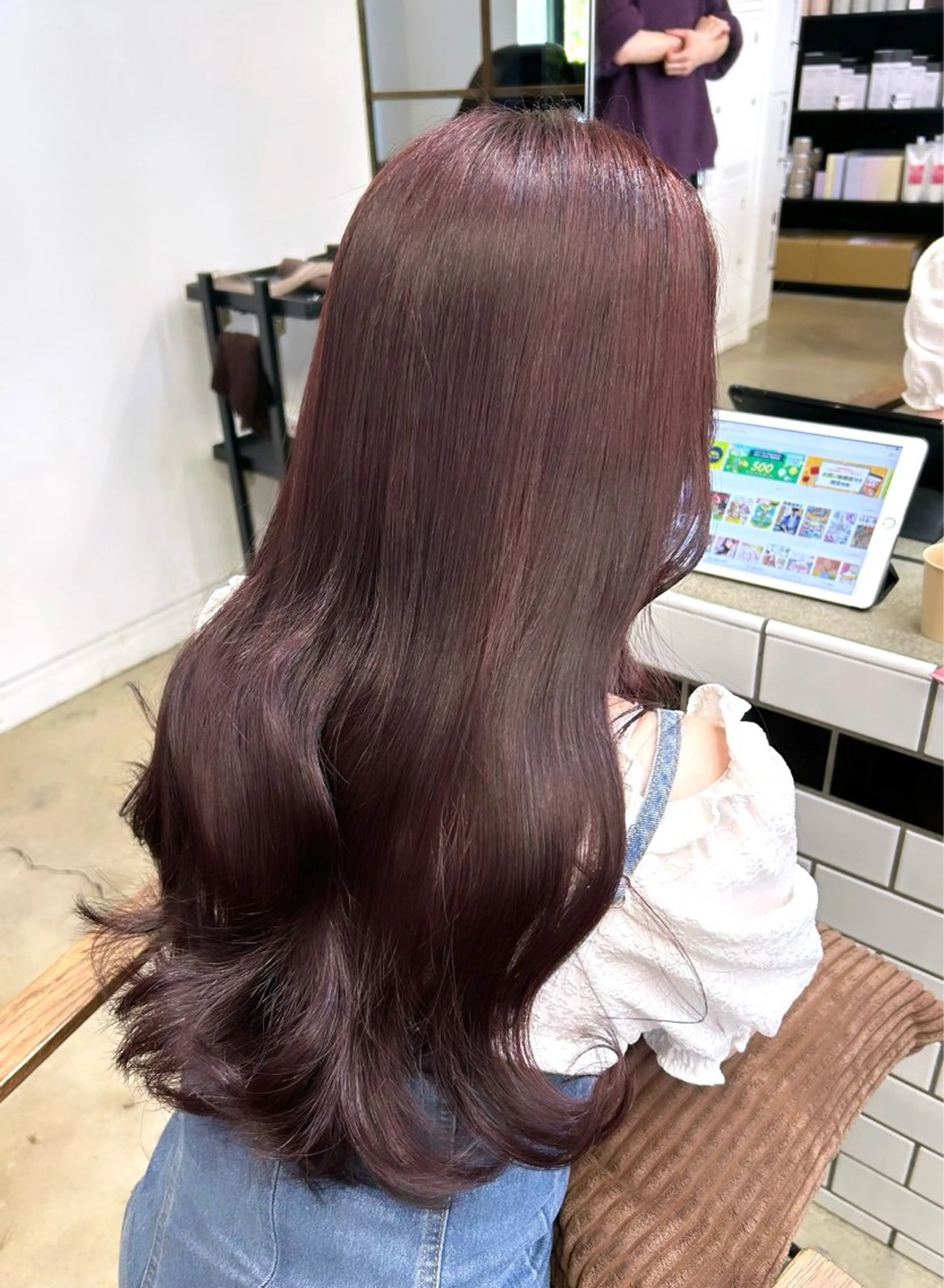 ロング カラー ヘアアレンジ ヘアカラー トリートメント ヘアセット 🎀暖色カラー🎀 ♡yurika♡のヘアスタイル