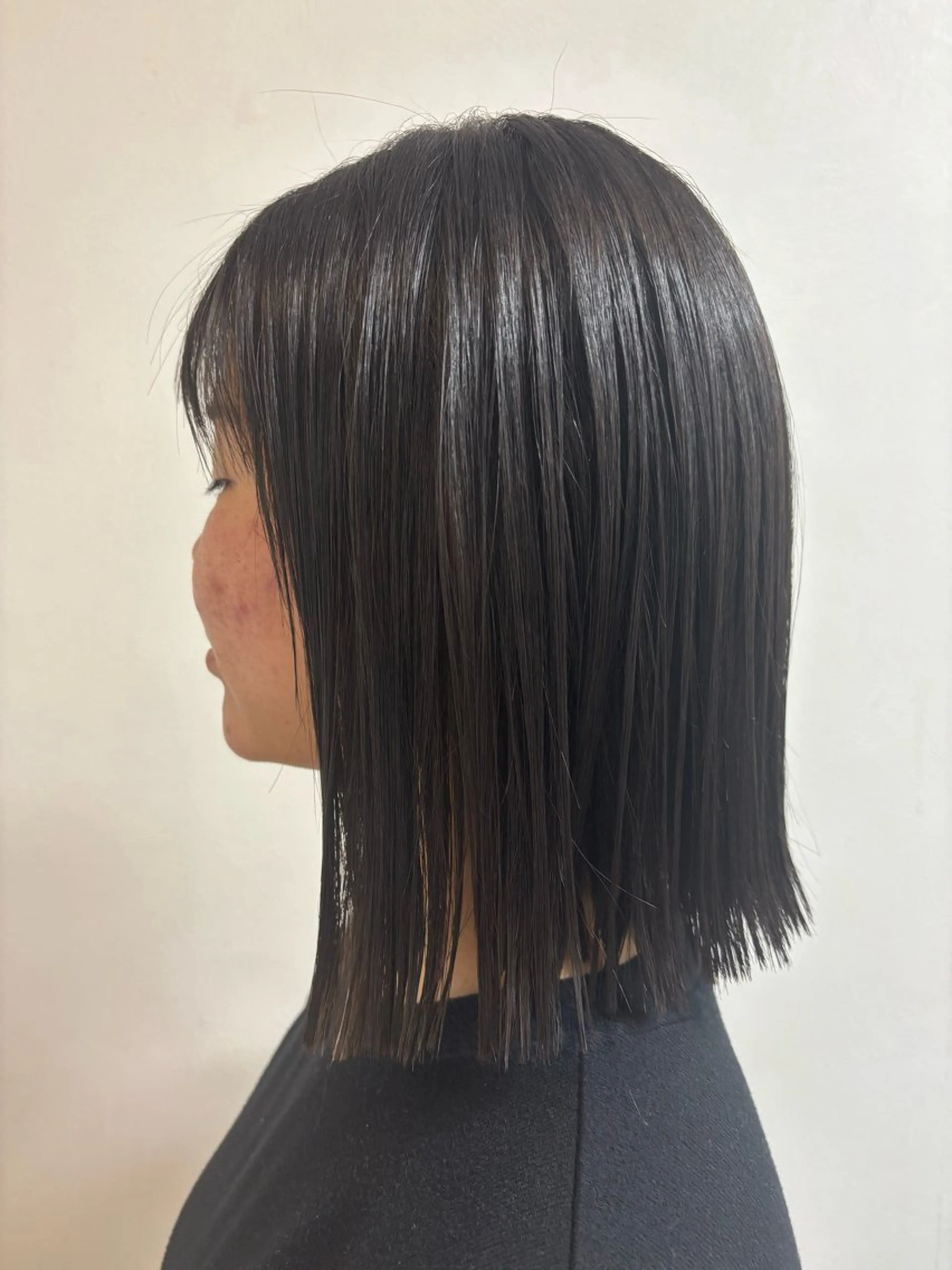 ミディアム 原口 圭織のヘアスタイル