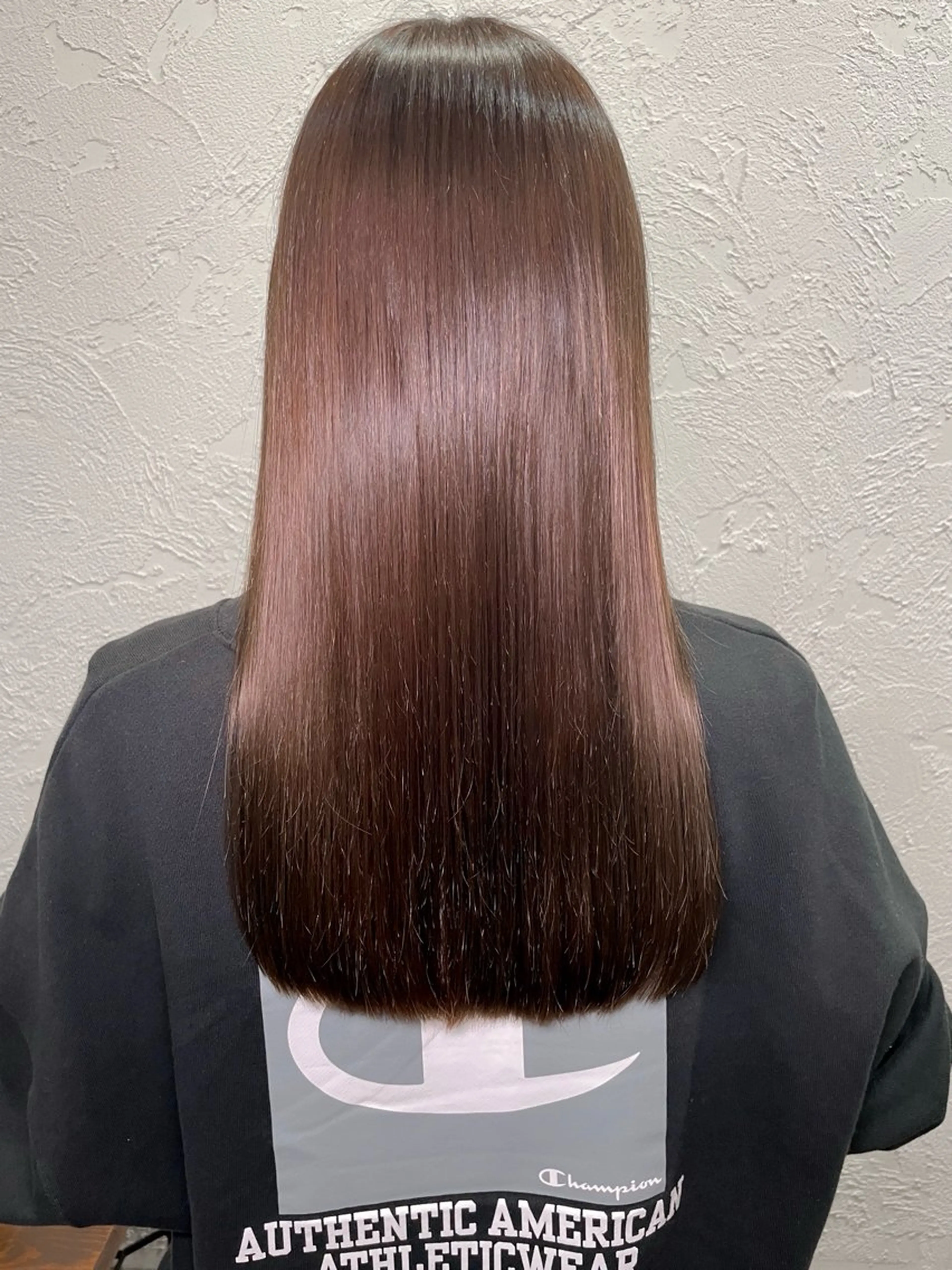 ロング ヘアカラー 縮毛矯正 下林 雅明のヘアスタイル