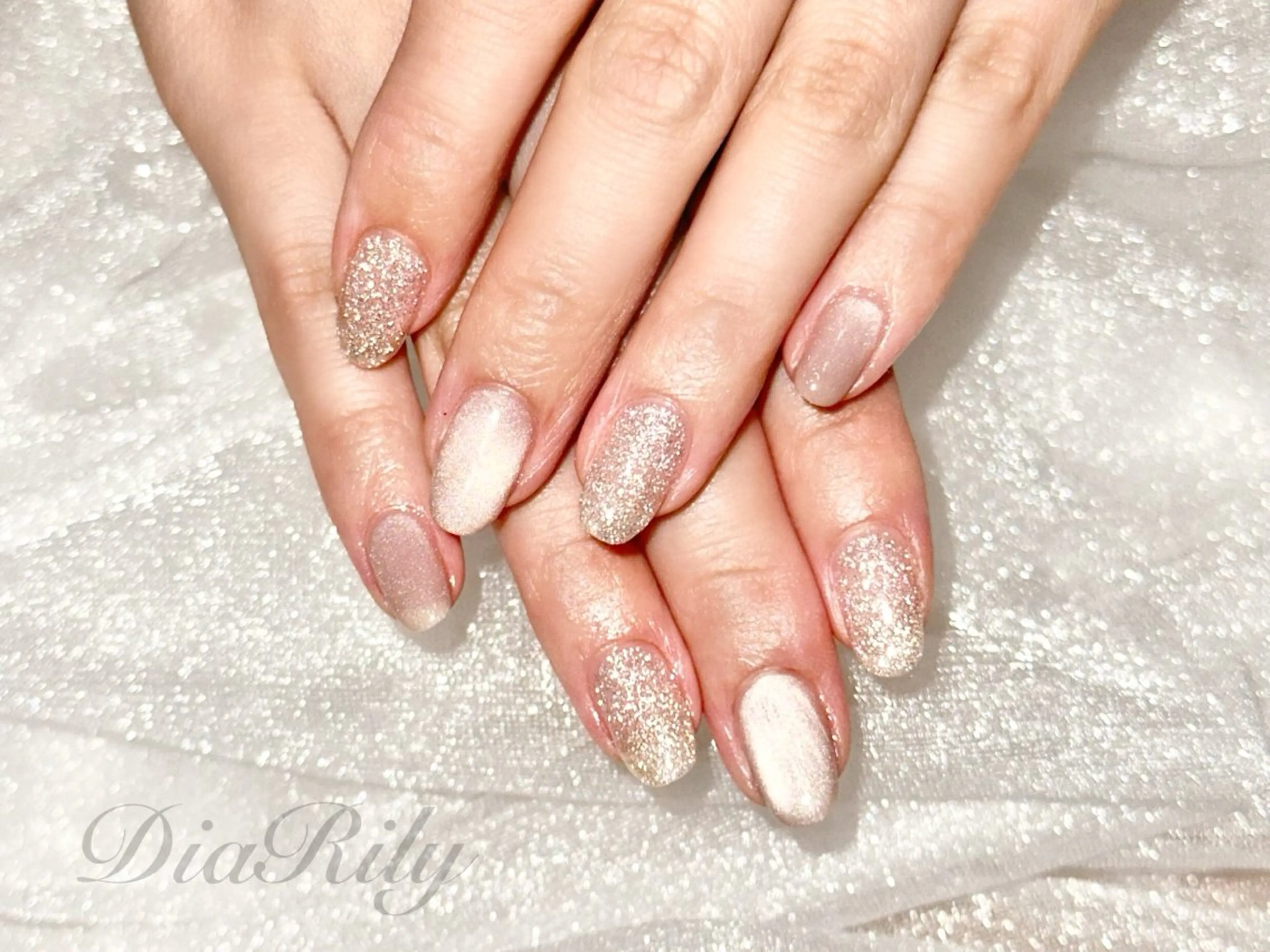 ネイル フラッシュネイル マグネットネイル DiaRily所属・diarily はるひのネイルデザイン