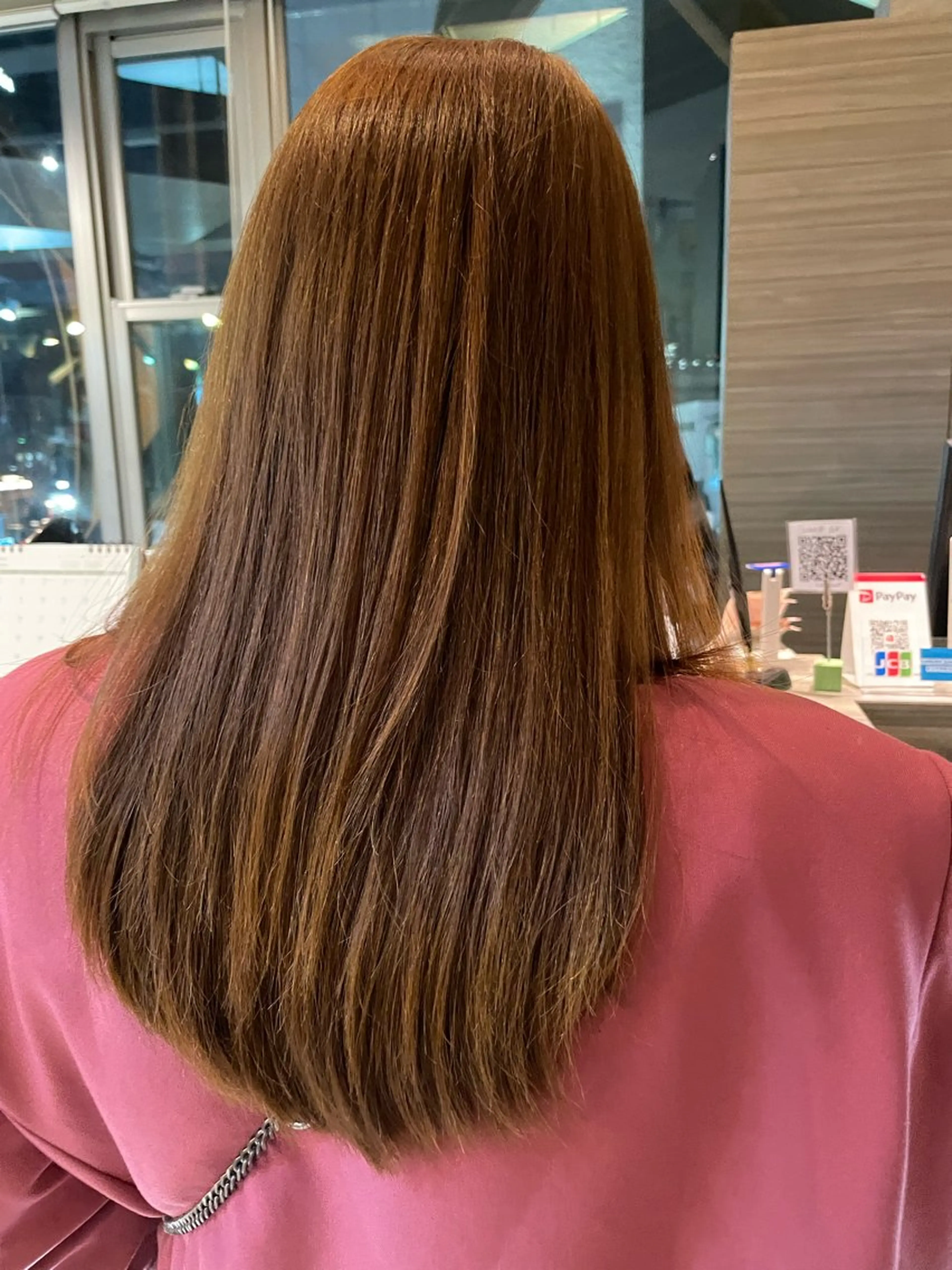 セミロング カット ヘアカラー 透明感カラー& メンズアイブロウ専門のヘアスタイル