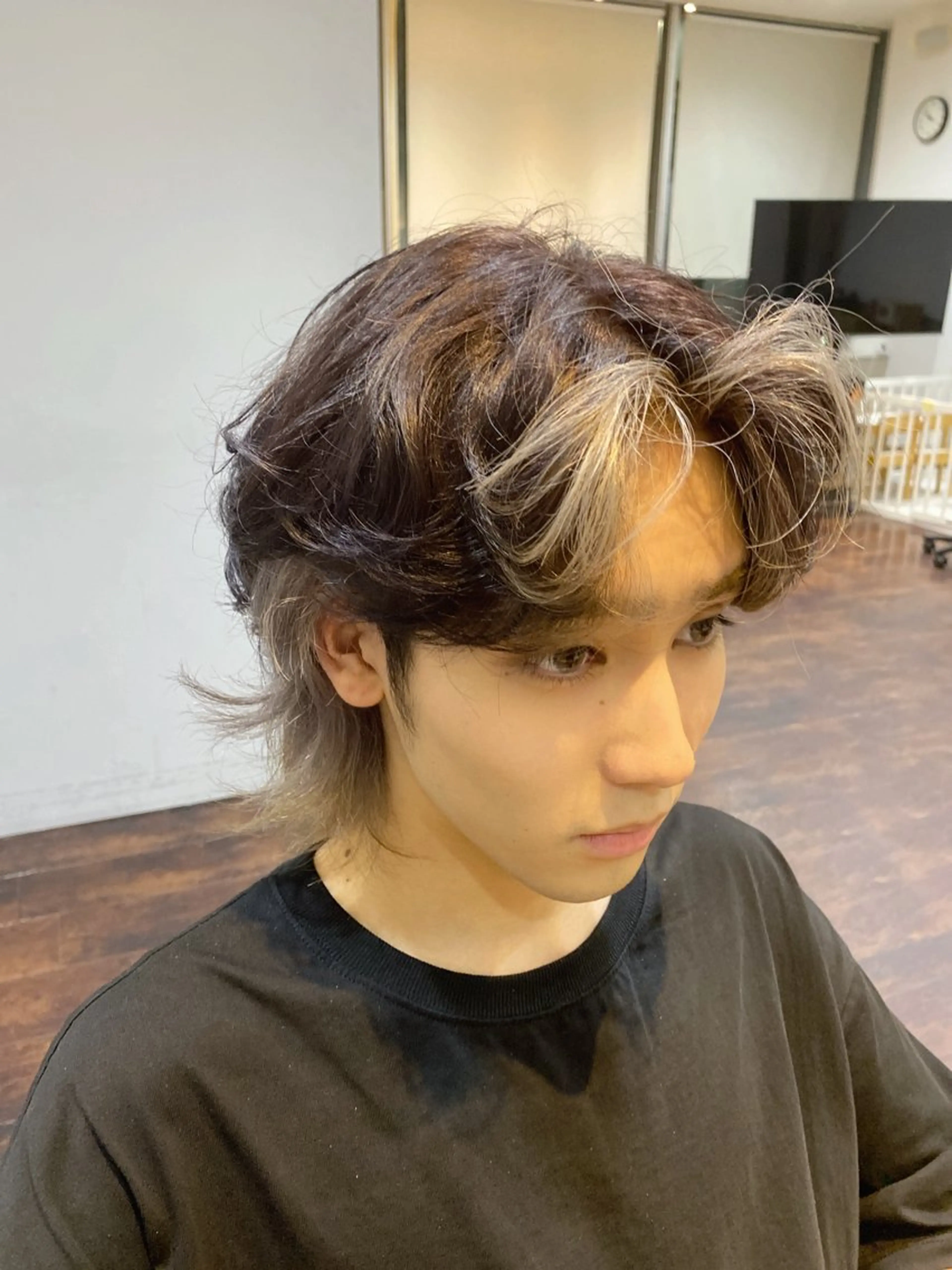 ミディアム レイヤー支持no.1 ☆笠原翔一のヘアスタイル