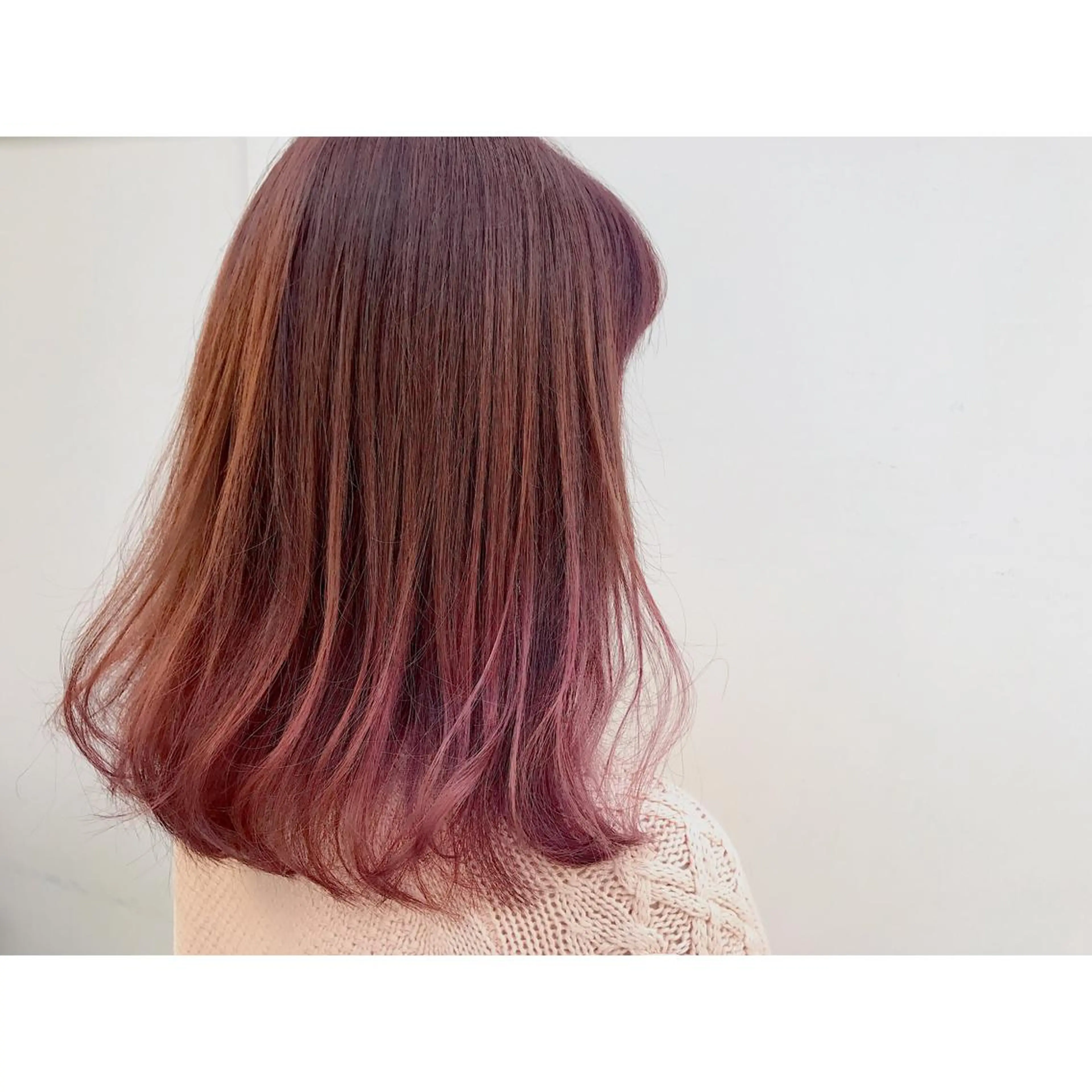 ミディアム カラー なかにし まゆみのヘアスタイル