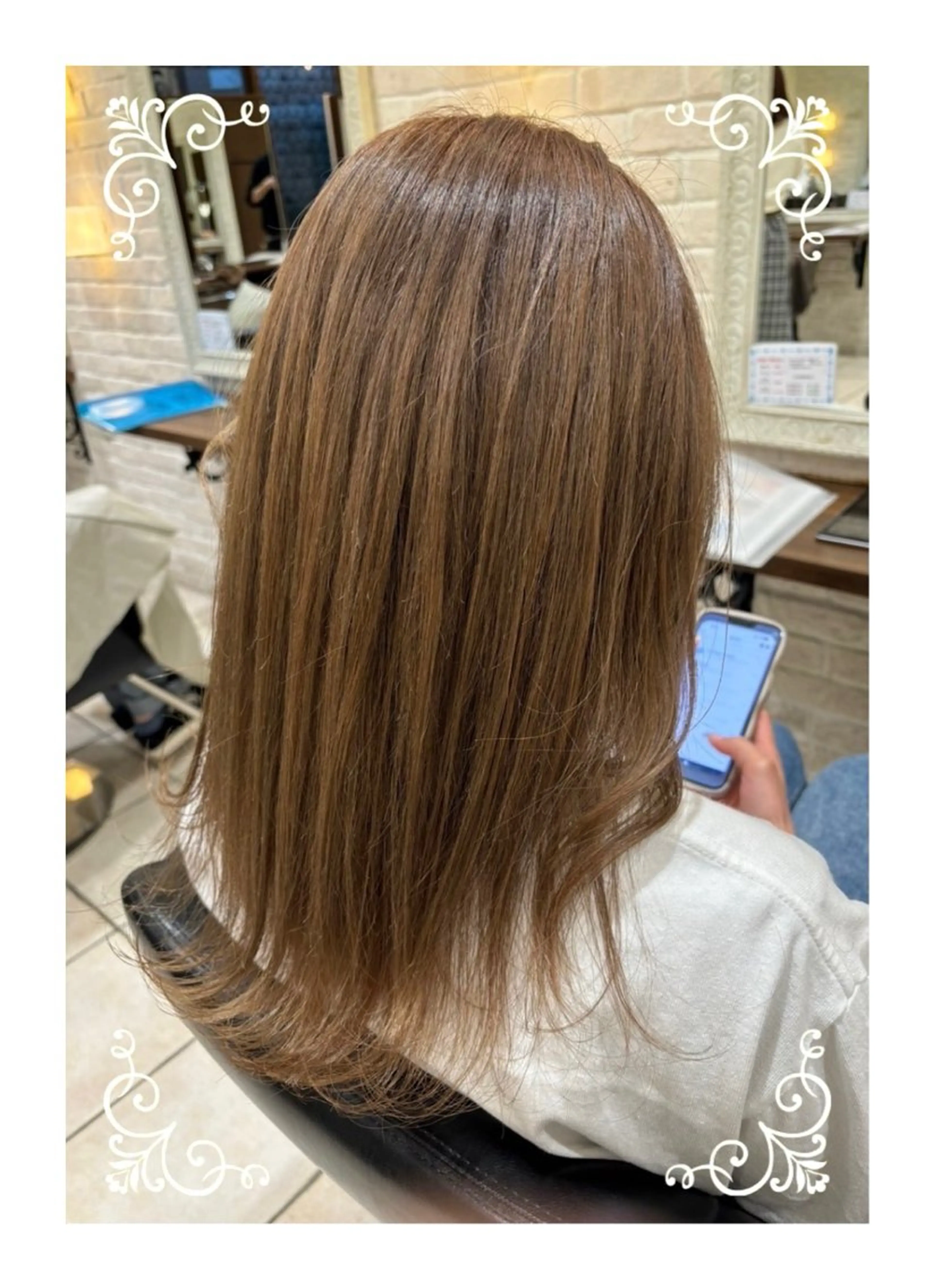 カラー ベージュカラー ブリーチ ヘアカラー 🌼 misaki 🌼のヘアスタイル