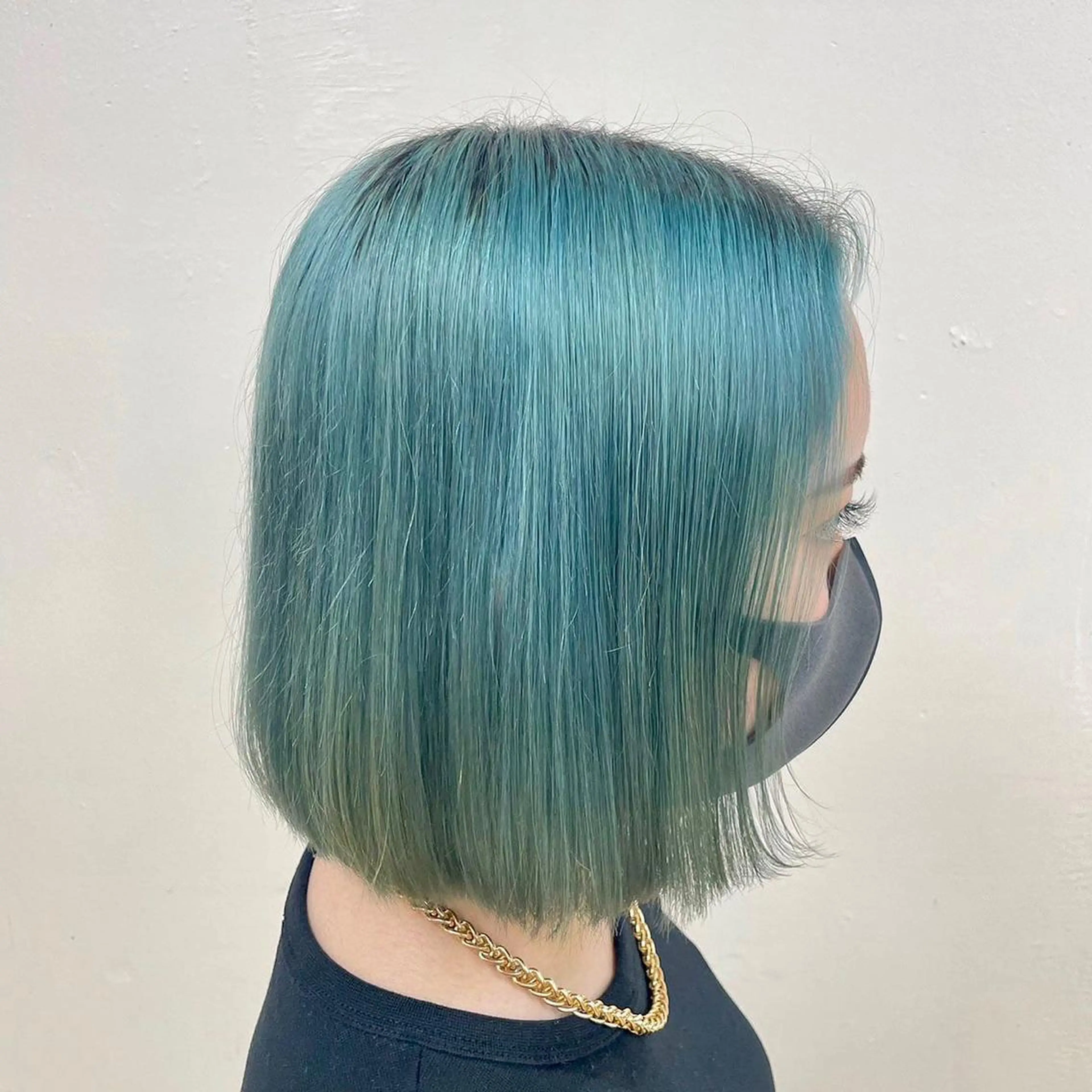 ミディアム コテ巻き風パーマ 🦋にこ🦋のヘアスタイル