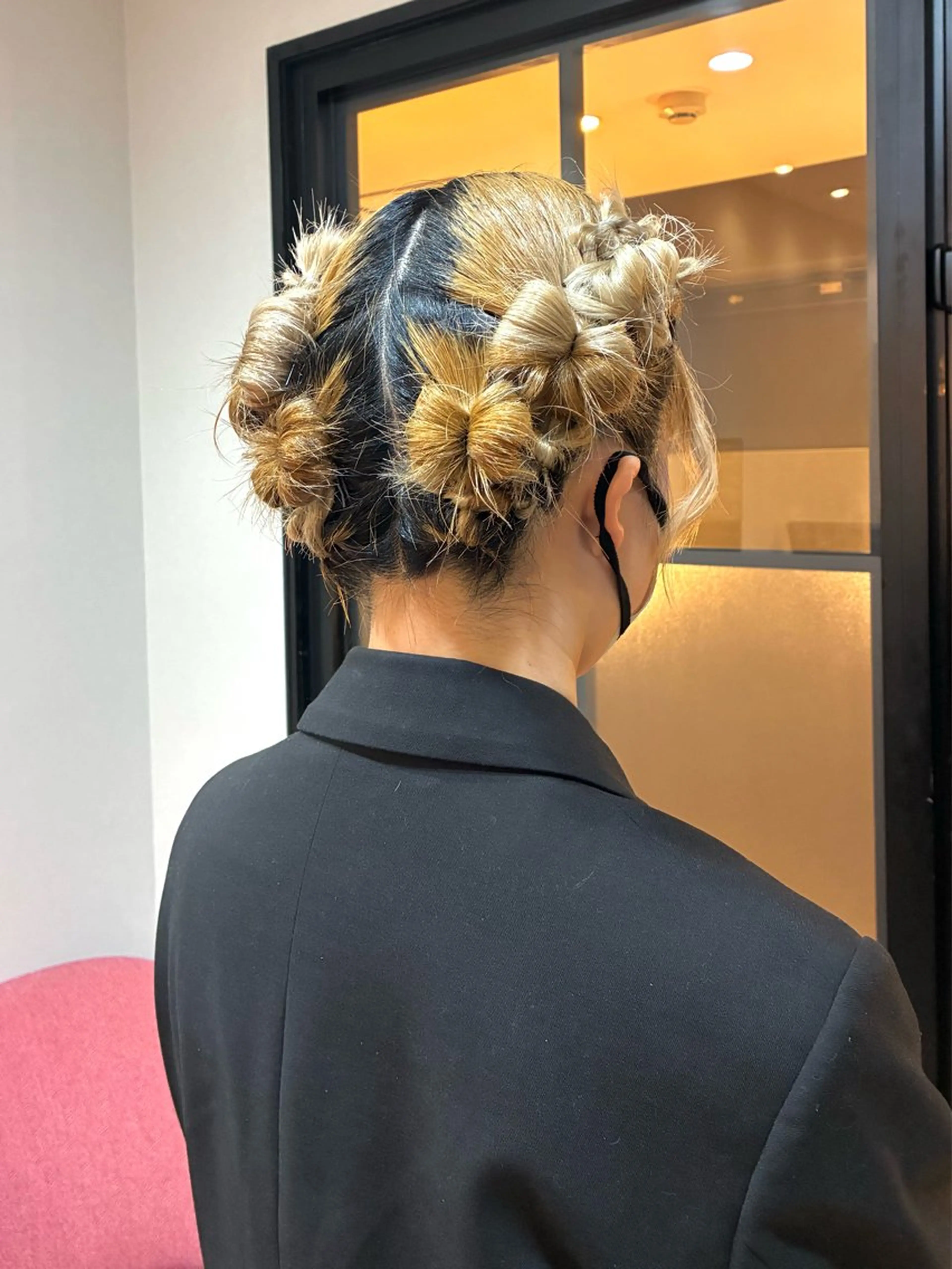 ミディアム ボブ ヘアカラー トリートメント 柴田真衣 /ナチュラル/半個室のヘアスタイル