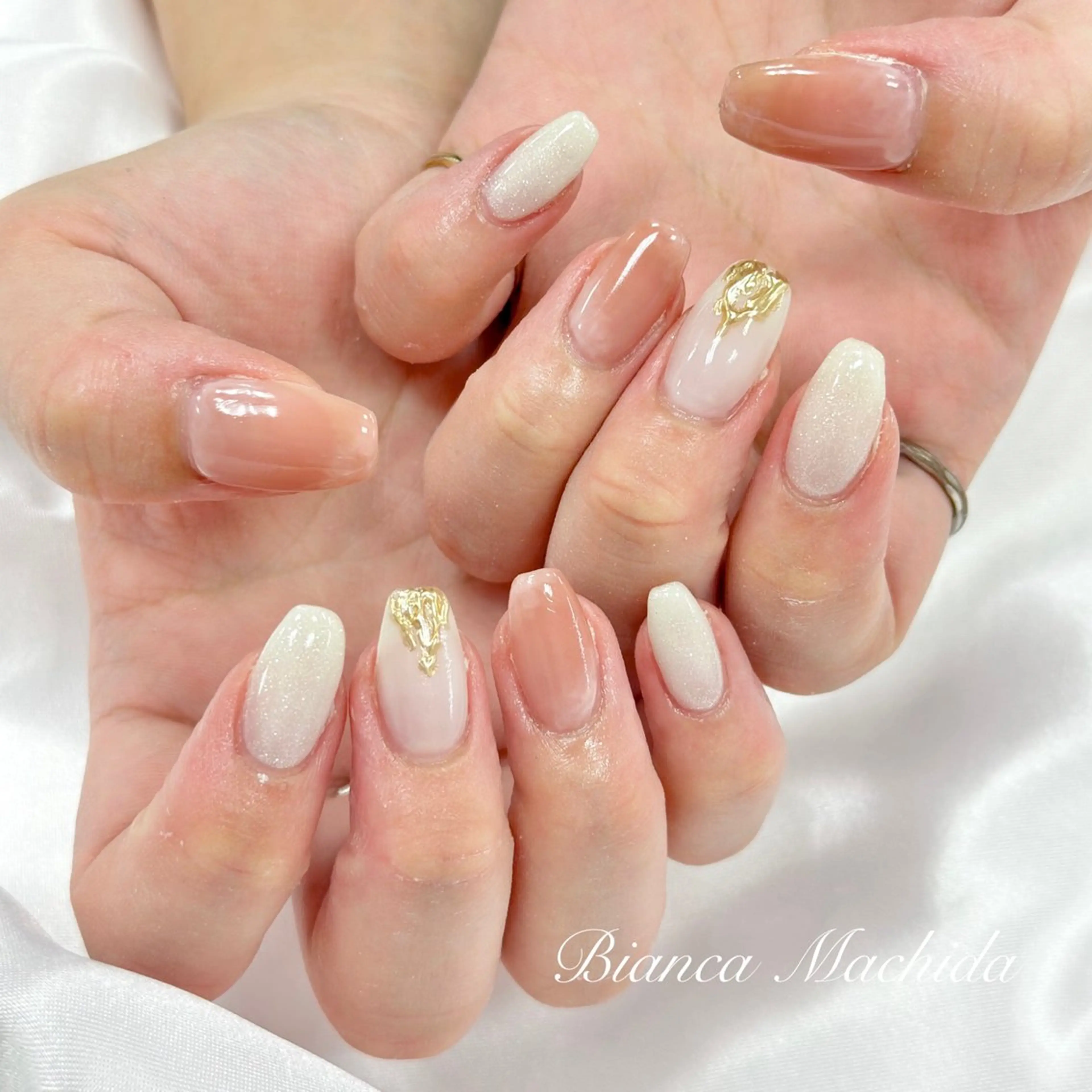 ネイル ハンドネイル Bianca👼🏻 OIKAWAのネイルデザイン