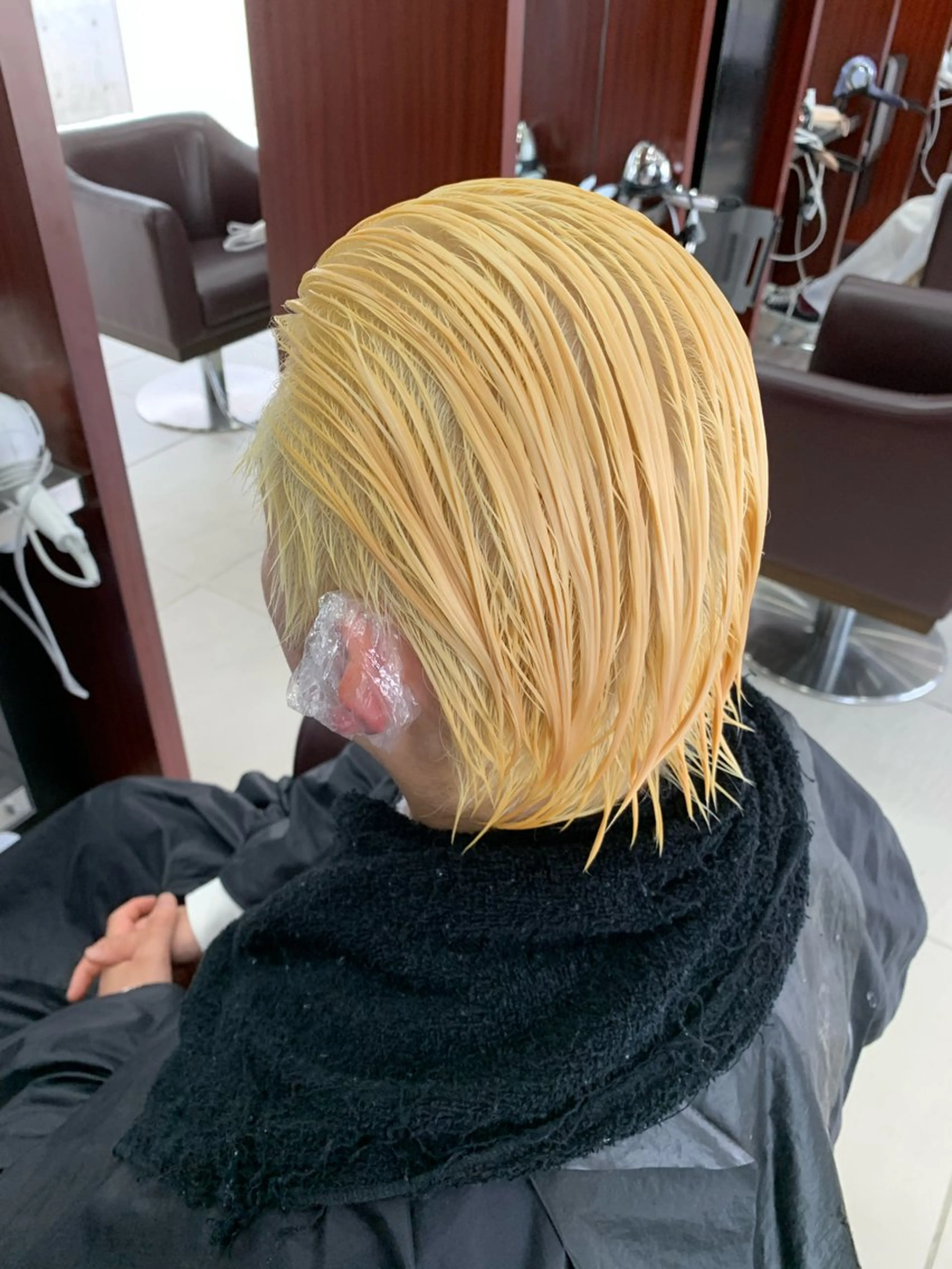 カラー メンズ Agu  hair  grove 金沢八日市店所属・名竹聖治/透明感 カラー/縮毛矯正のヘアスタイル