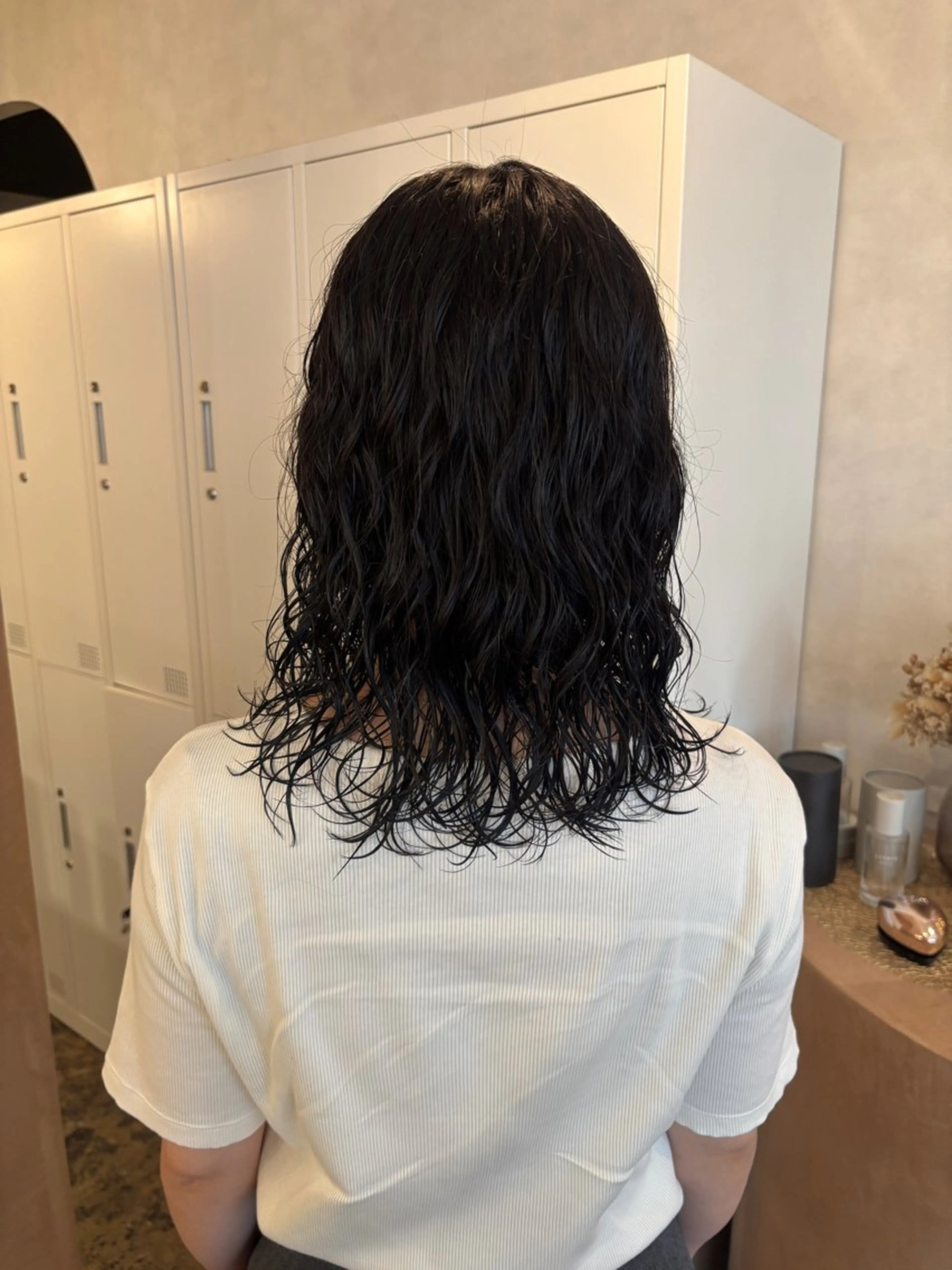 ミディアム パーマ カット パーマ トリートメント Chiho / 梅田 / ボブ/ パーマのヘアスタイル