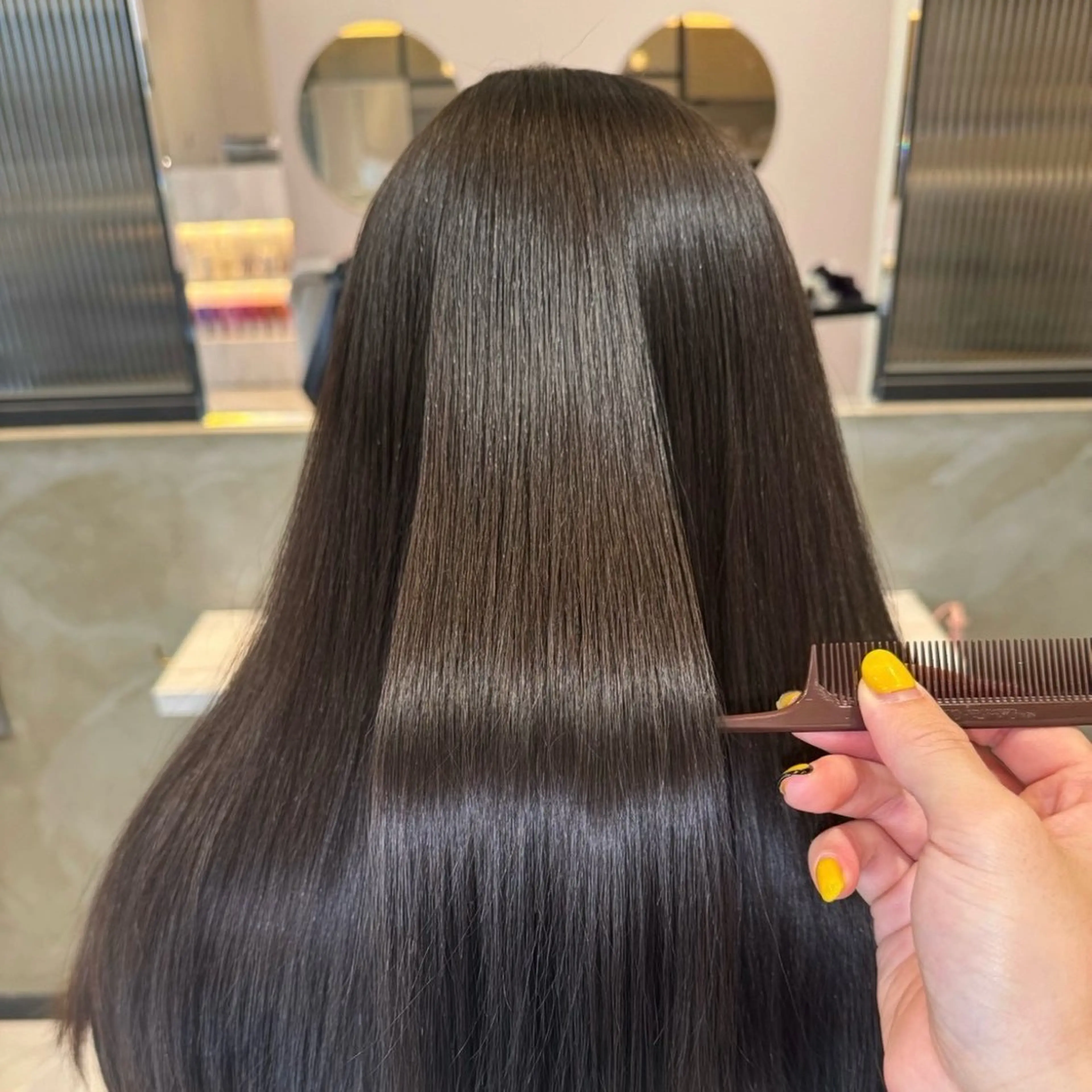 ロング 🖤韓国風カラー🩷 /ツヤ髪✨️ハルカのヘアスタイル