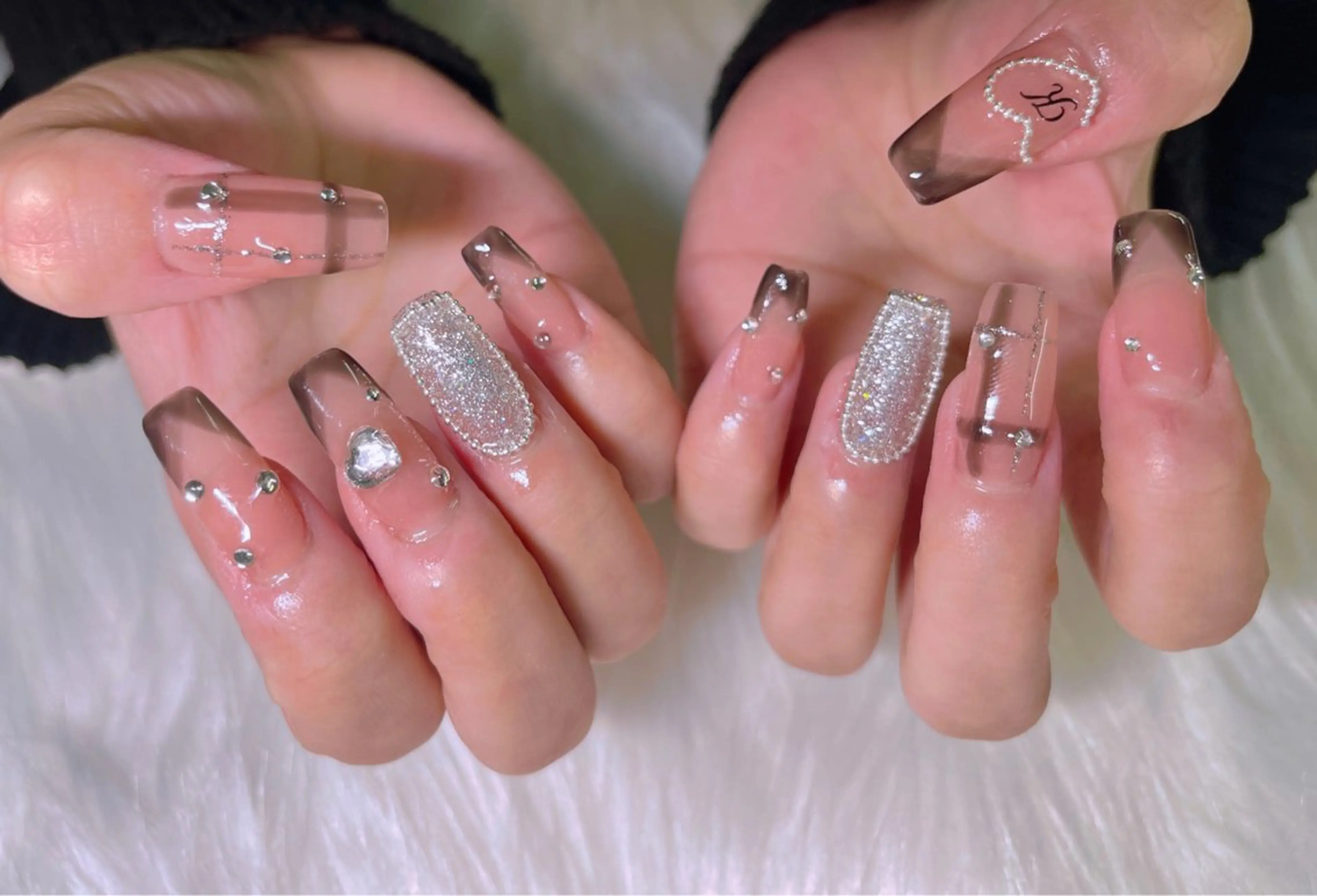 ネイル フレンチネイル nailsalonあったかこ所属・ちょうのへや たんたんのネイルデザイン