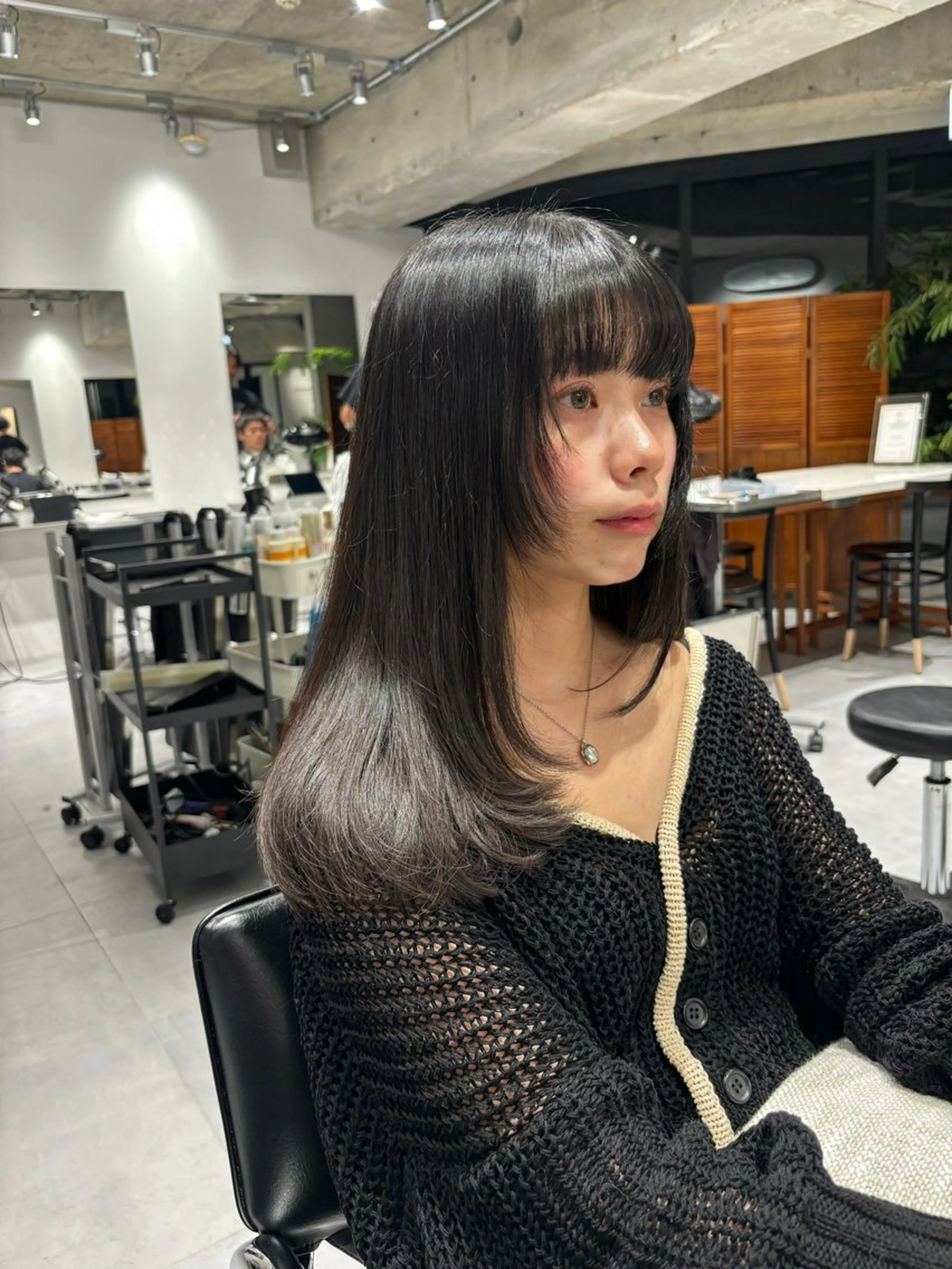 ロング レイヤーカット risa 。のヘアスタイル