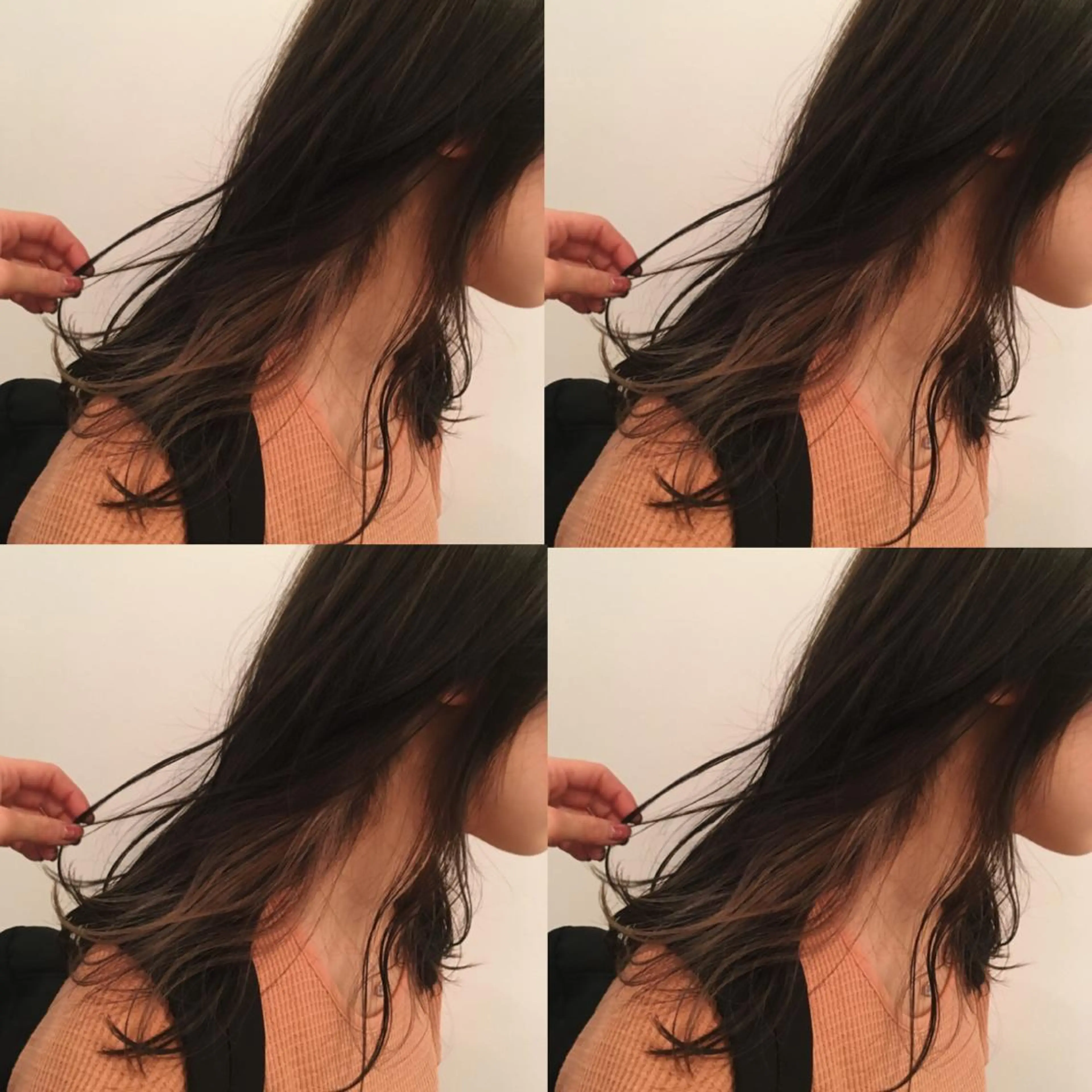 ロング カラー RINA🧤 デザインとボブのヘアスタイル