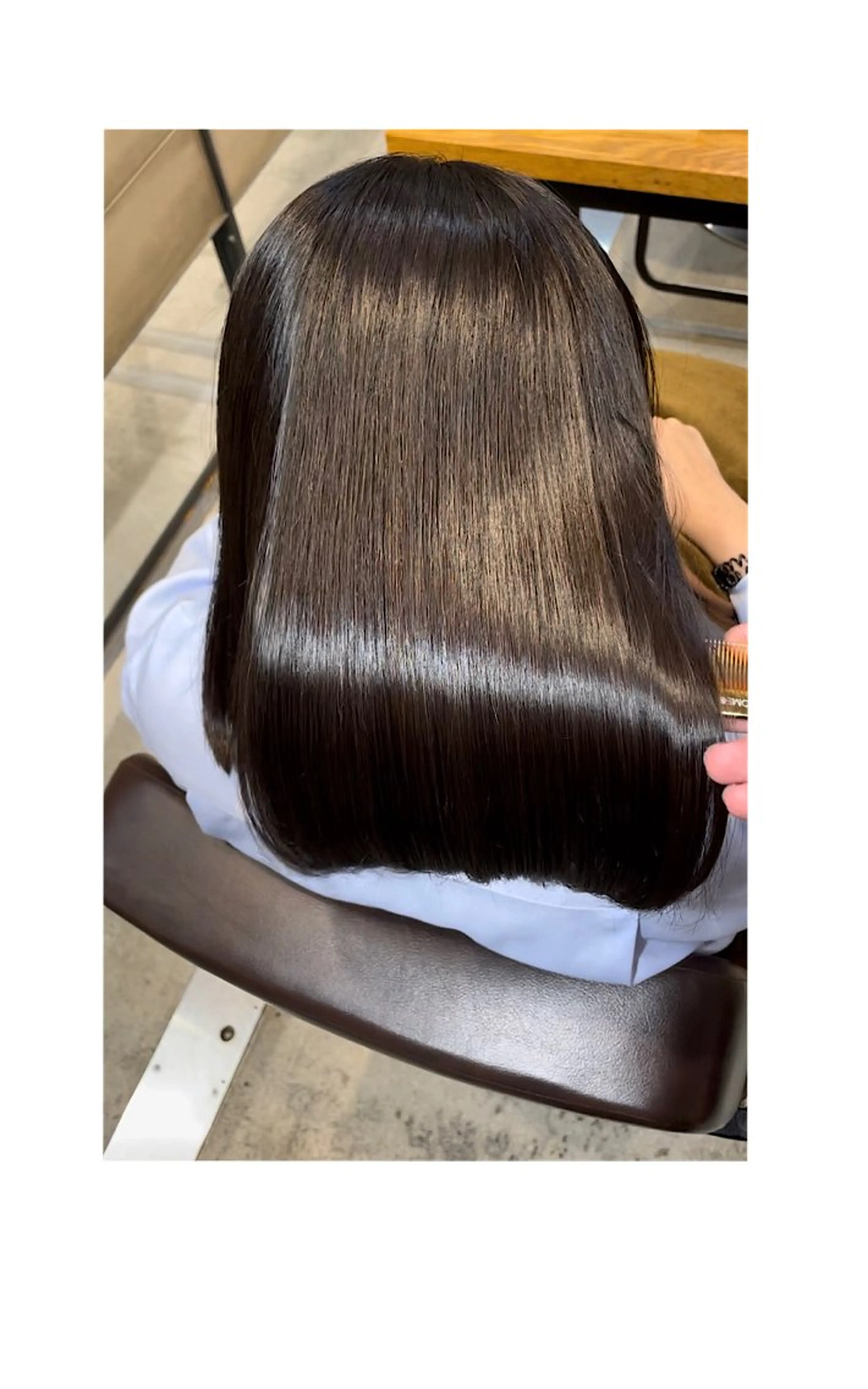 ミディアム 縮毛矯正 トリートメント HANARE by youres hair 神楽坂所属・神楽坂/縮毛矯正/ 髪質改善/香村優弥のヘアスタイル