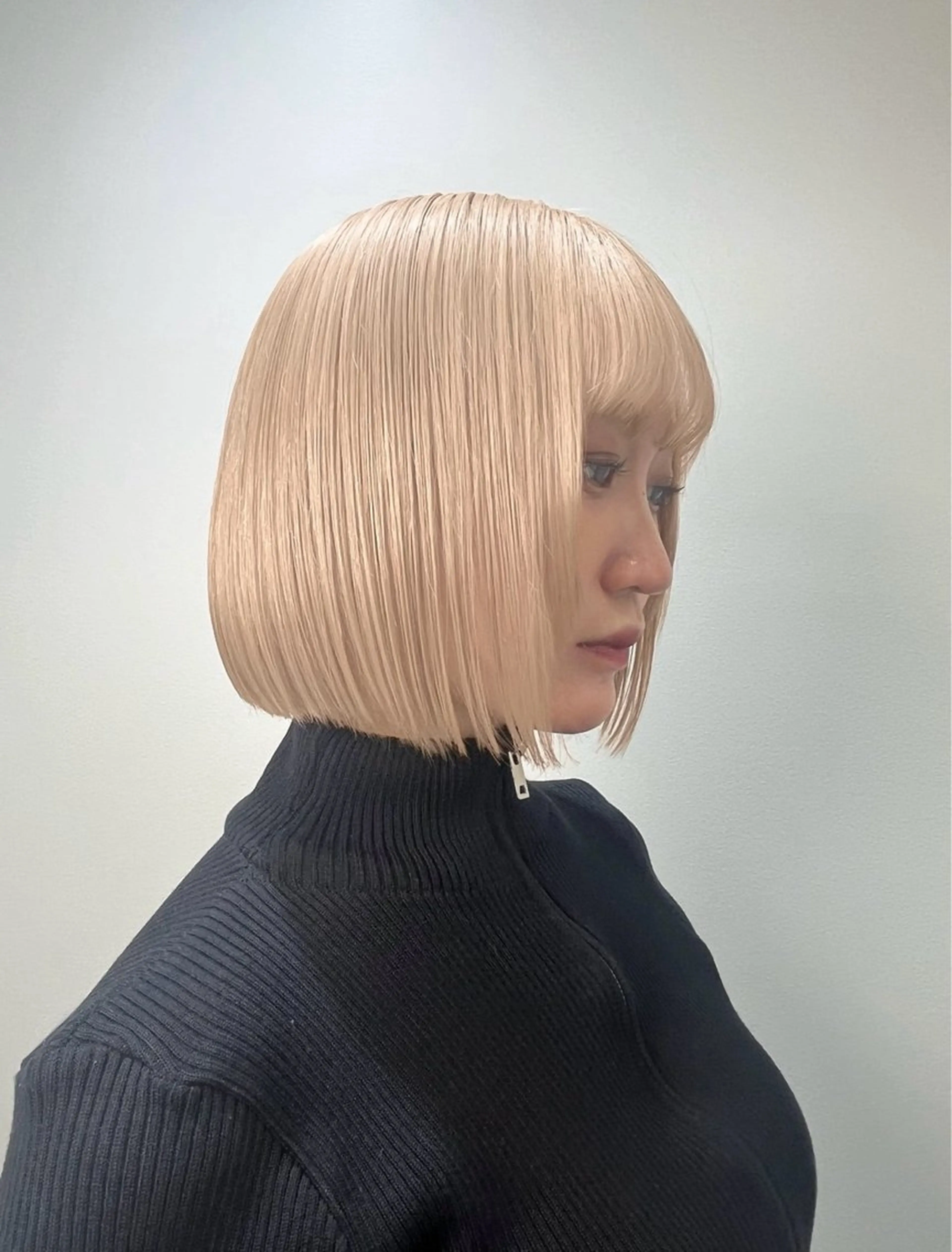 ミディアム ブリーチカラー特化 美容師/𝕐𝕌𝕀のヘアスタイル