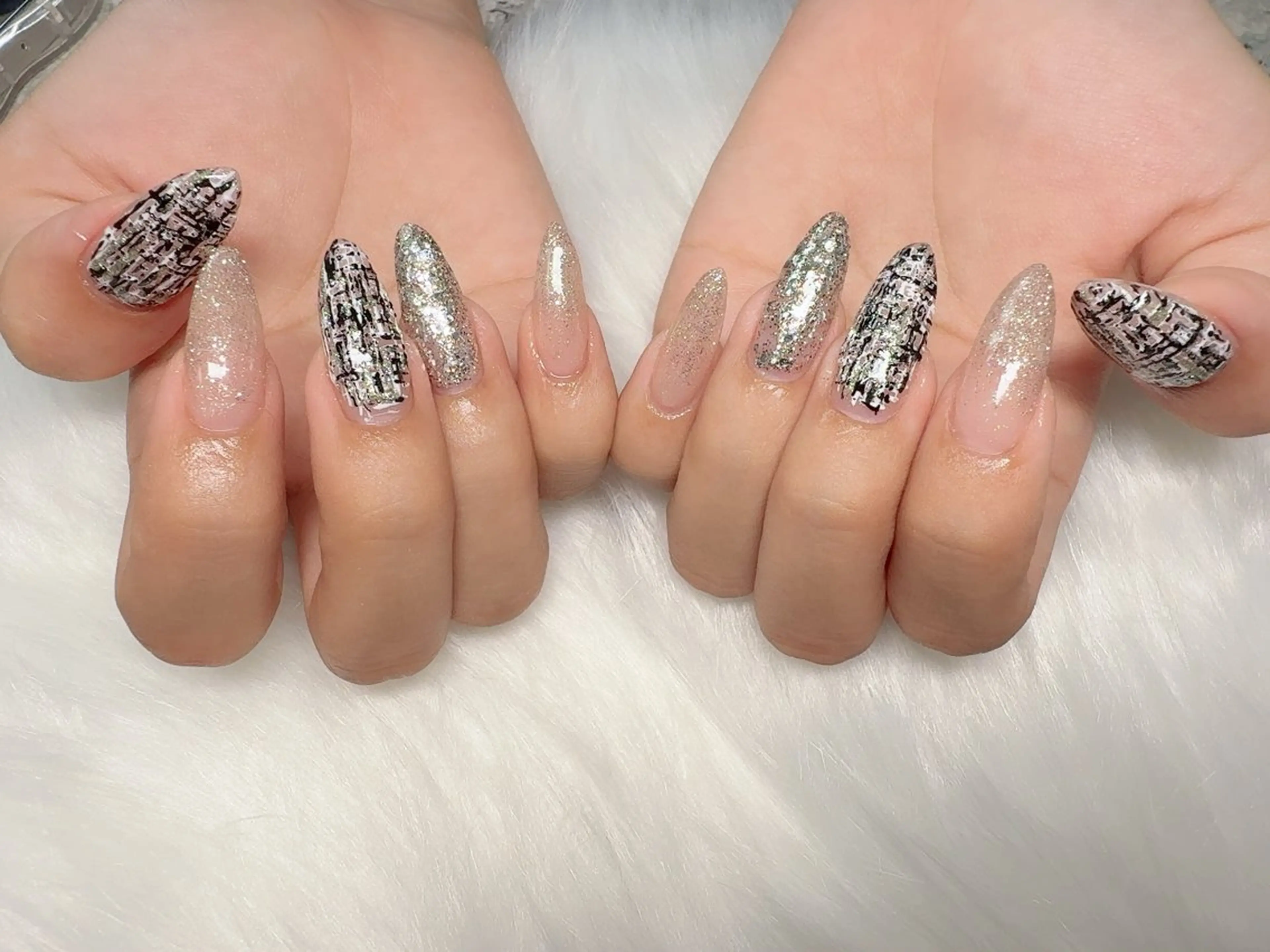 ネイル ツイードネイル Ruana Nailのネイルデザイン