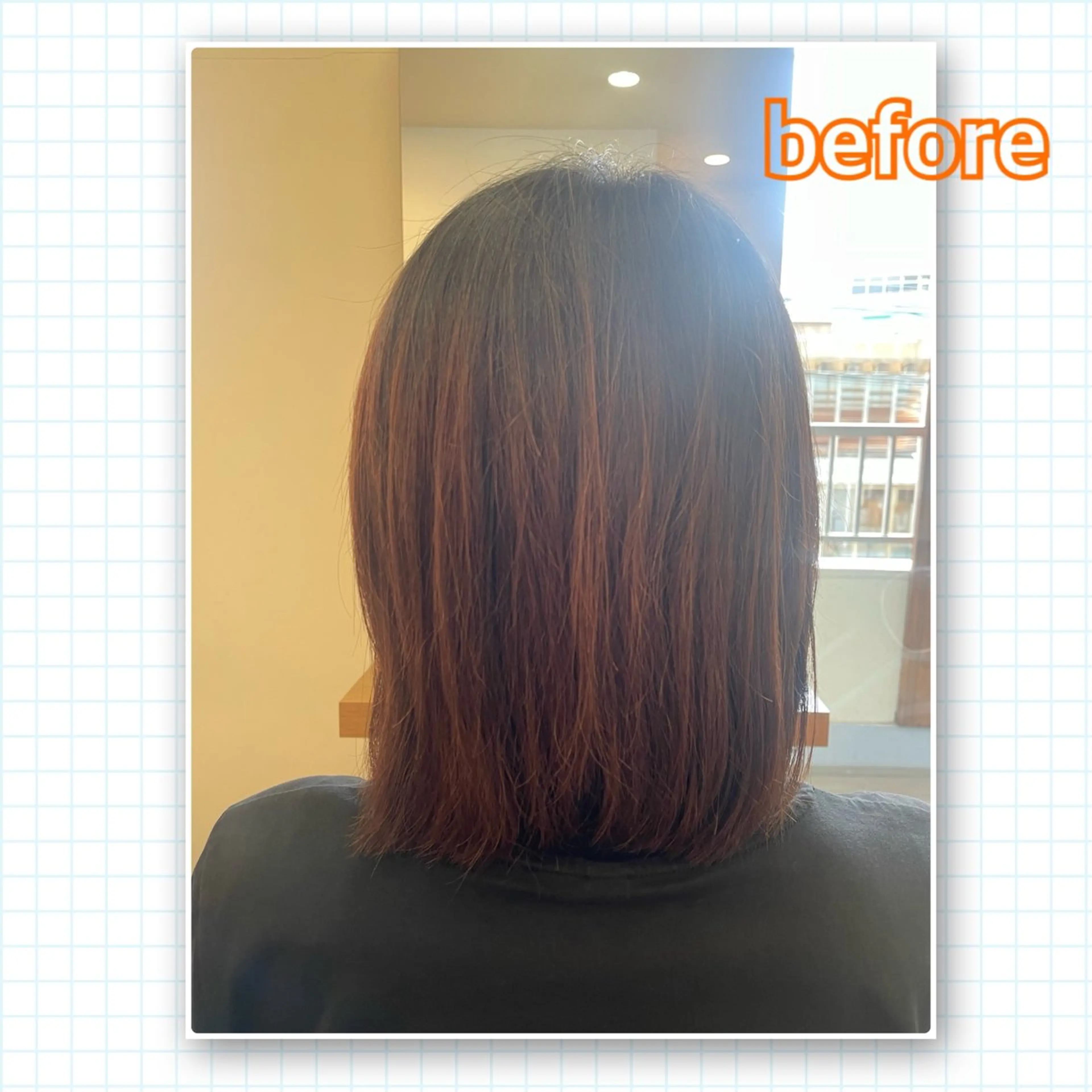 ミディアム アミーベル🧸🧡 本店✂️しおりのヘアスタイル