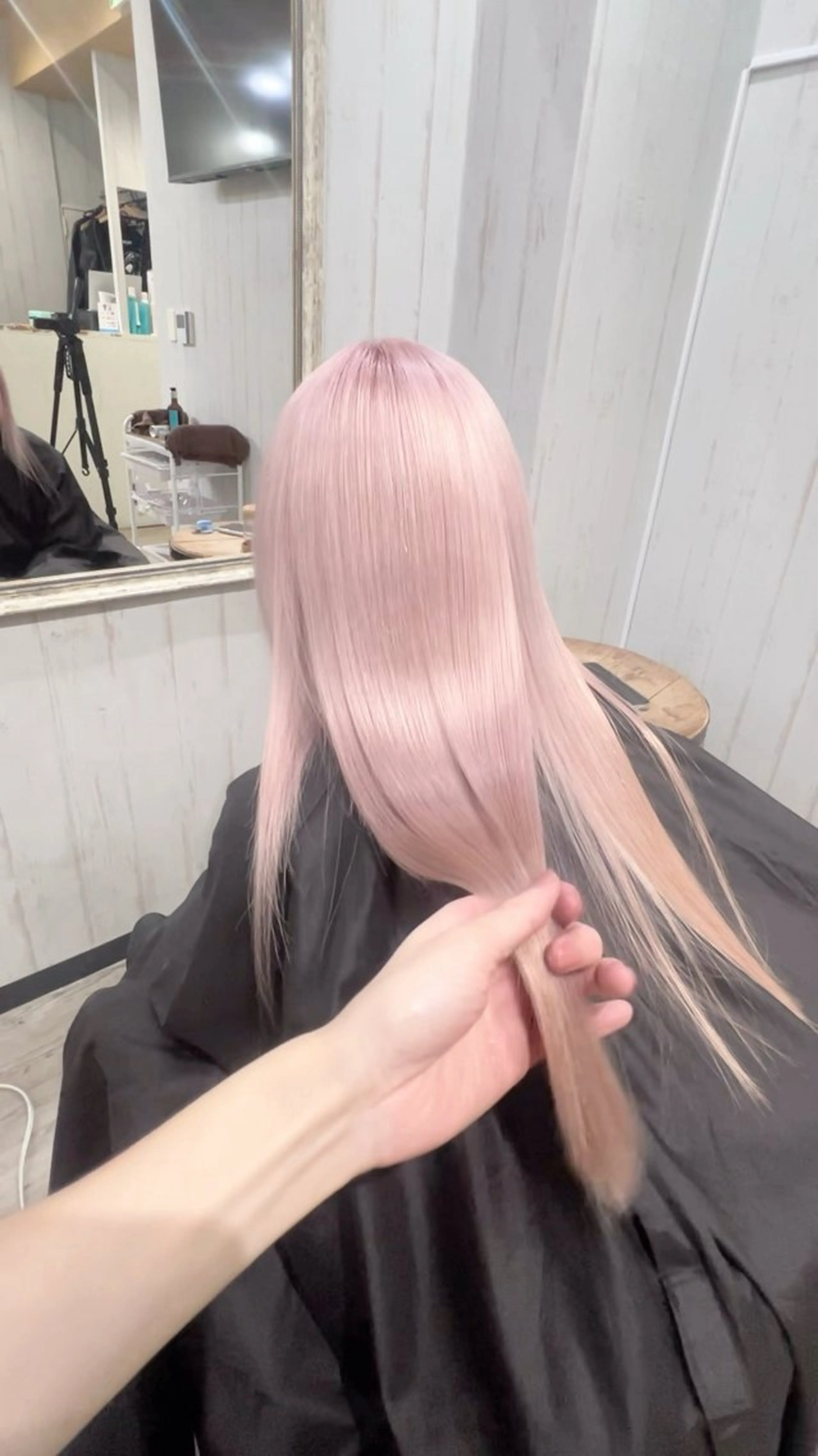 【✨当日限定･人気No.1✨】艶髪ペールカラー✨ケアブリーチ2回＋透明感ケアカラー＋内部補修トリートメント✨の写真