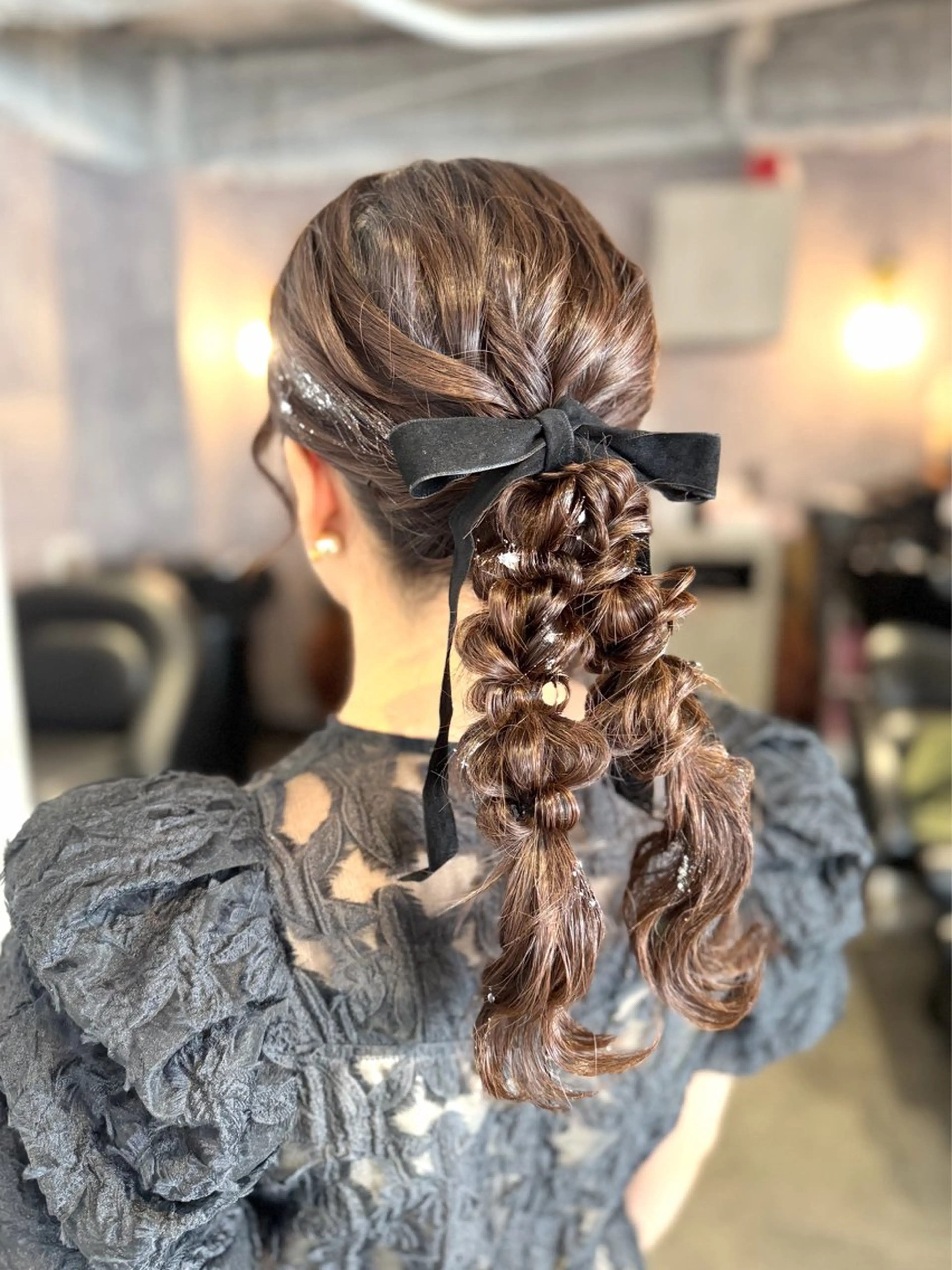 ロング ヘアアレンジ ヘアセット 🩶鈴木茉奈🩶艶髪 /透明感/暖色カラーのヘアスタイル