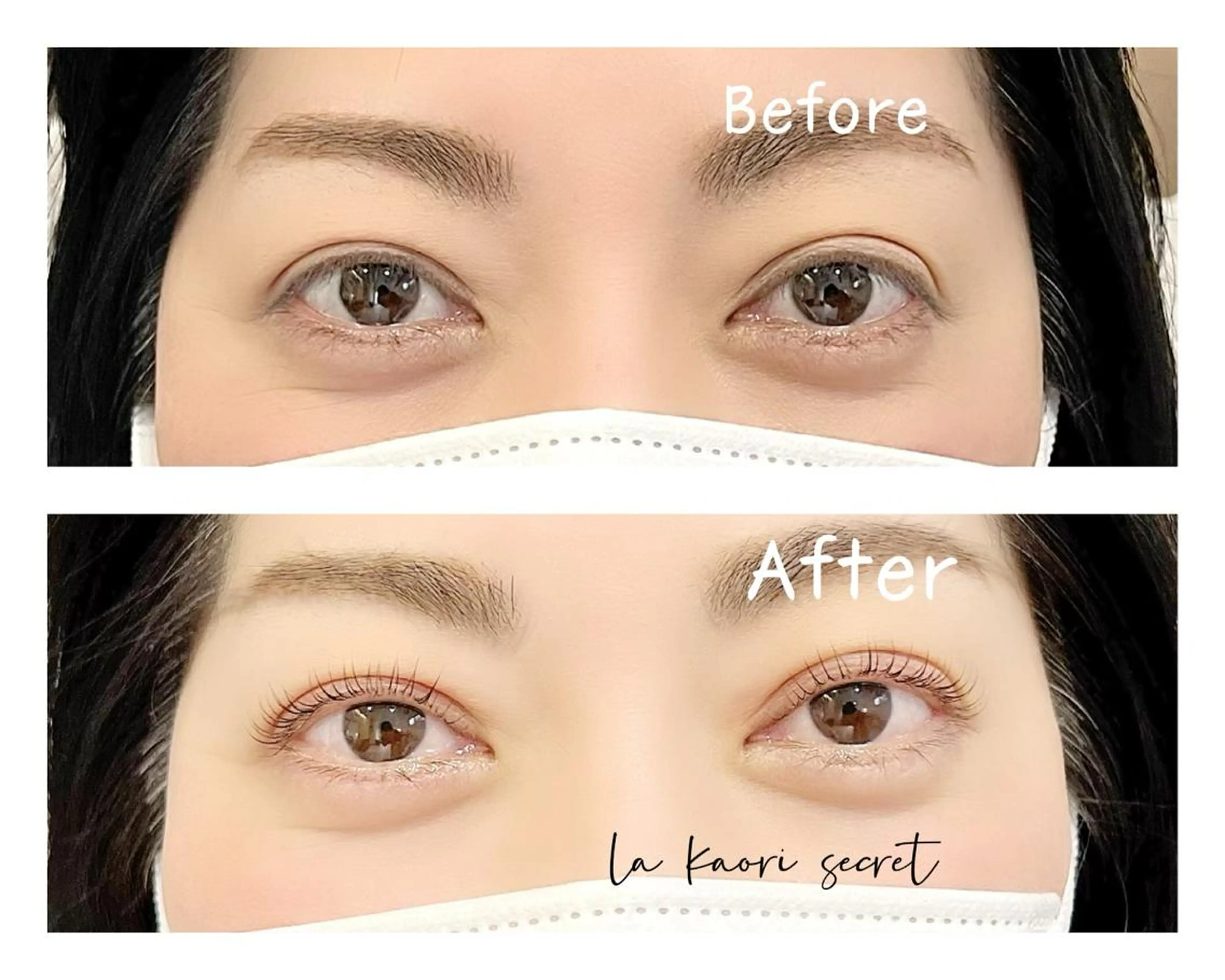 マツエク・マツパ Cカール ナチュラル la kaori secretの眉毛・アイブロウイメージ